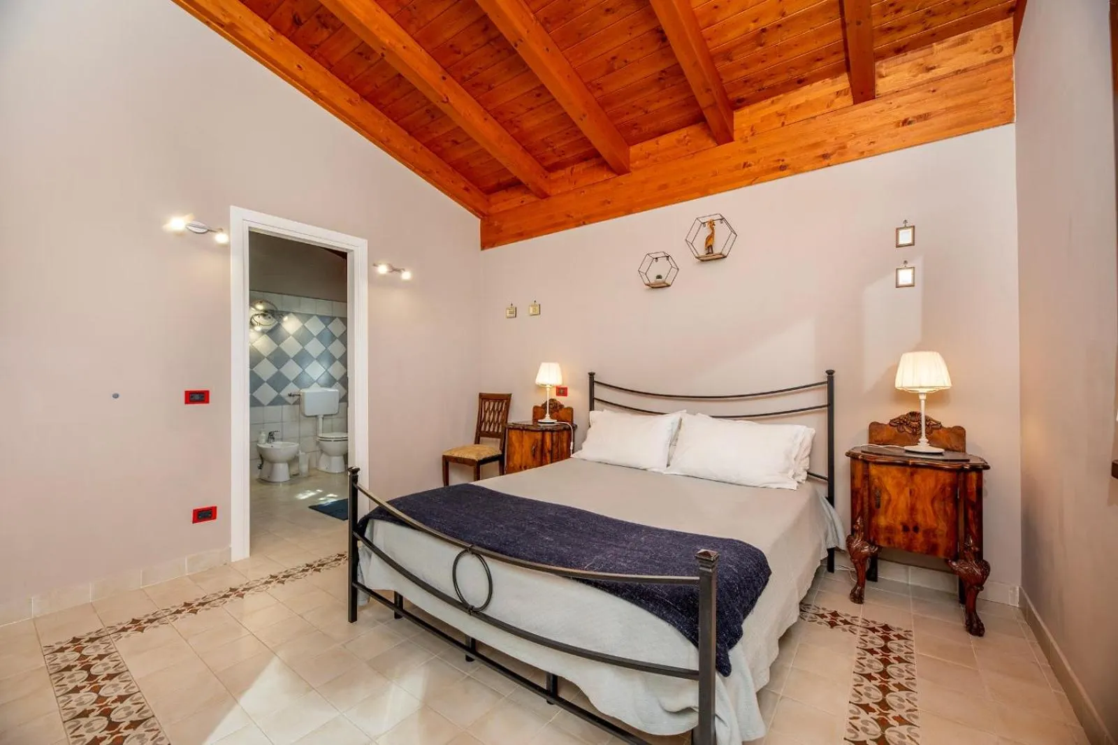 Bedroom, Bed in La collina delle fonti