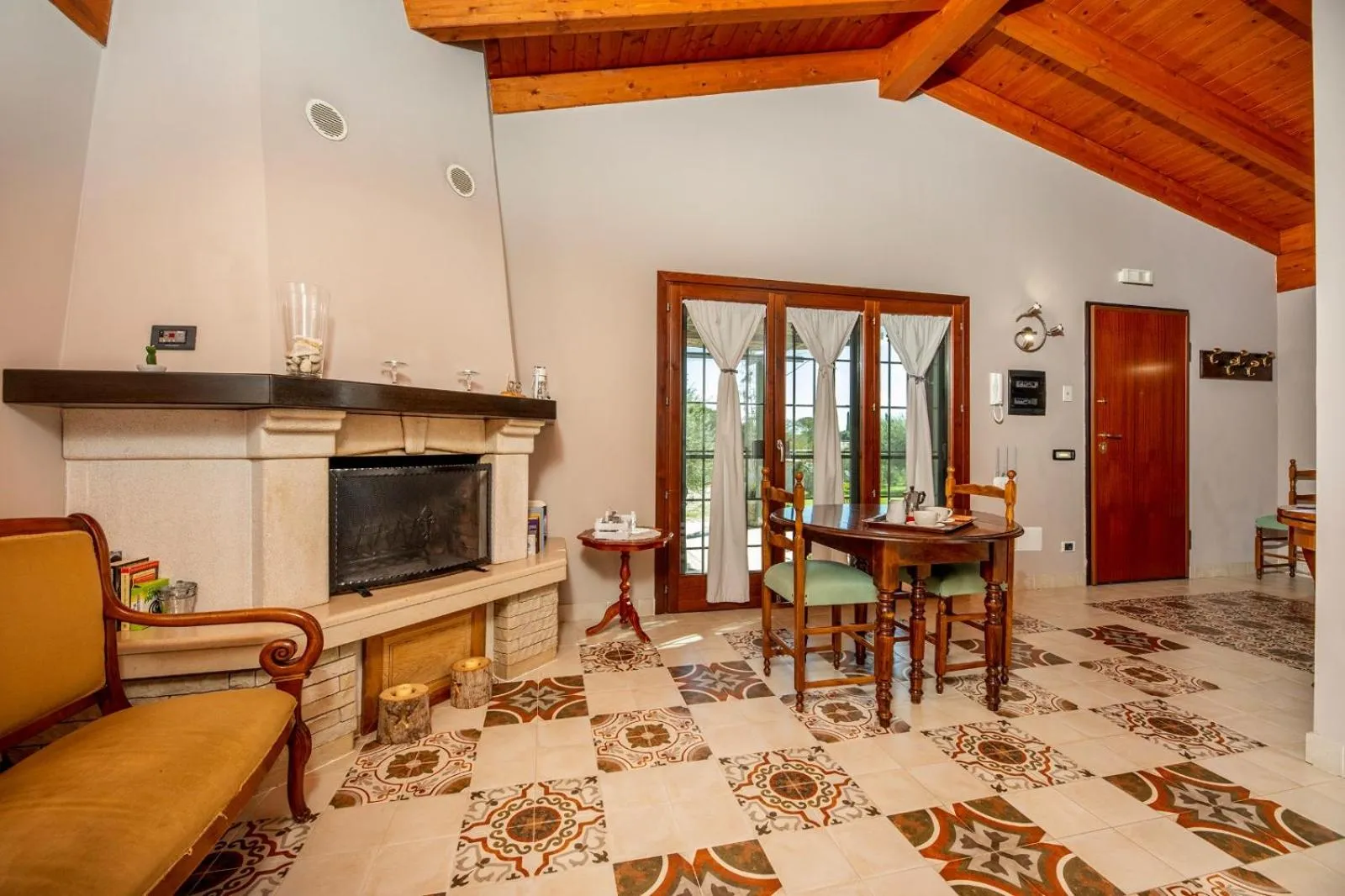 Living room in La collina delle fonti