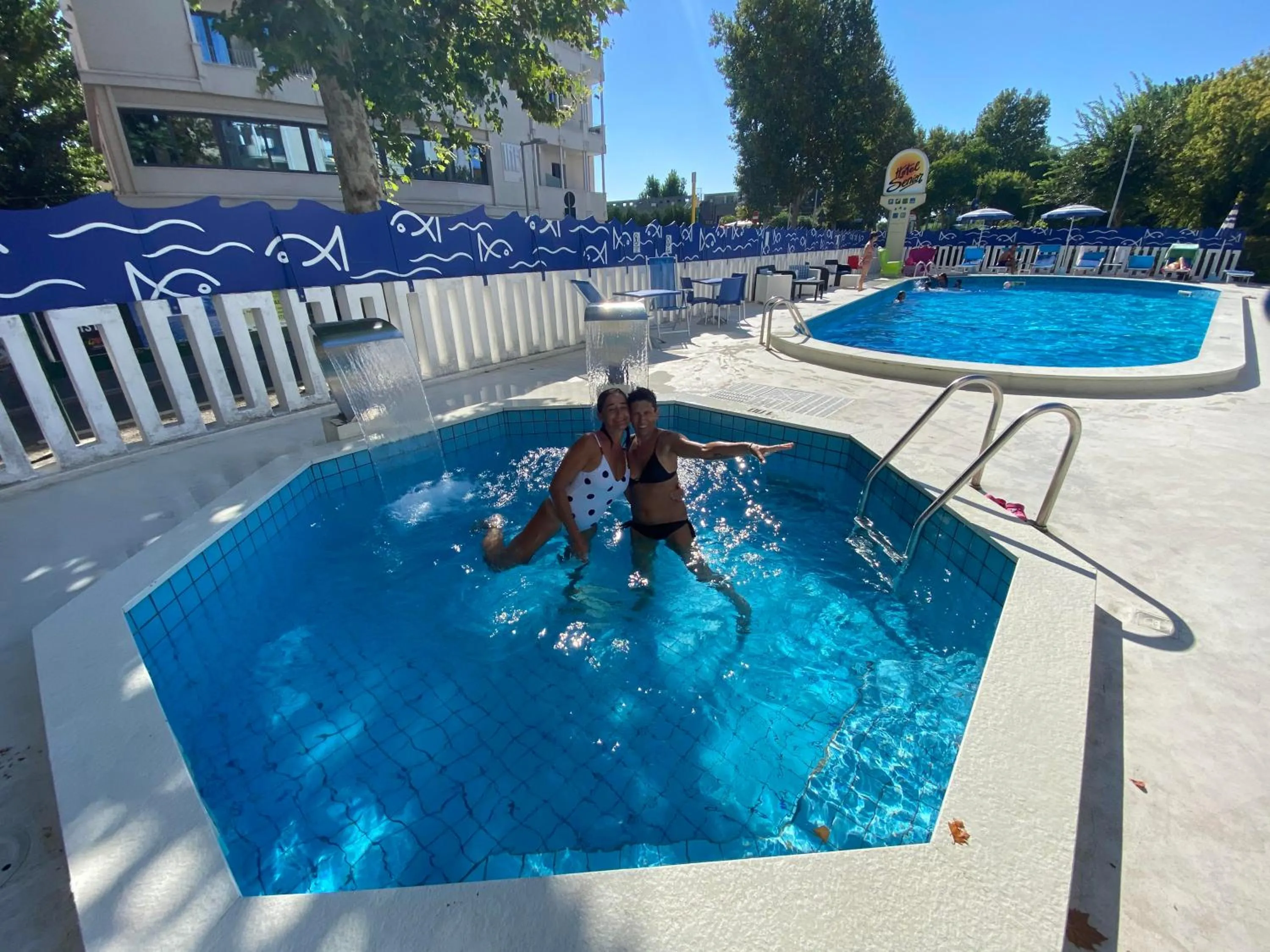 Hot Tub in Hotel Senior
