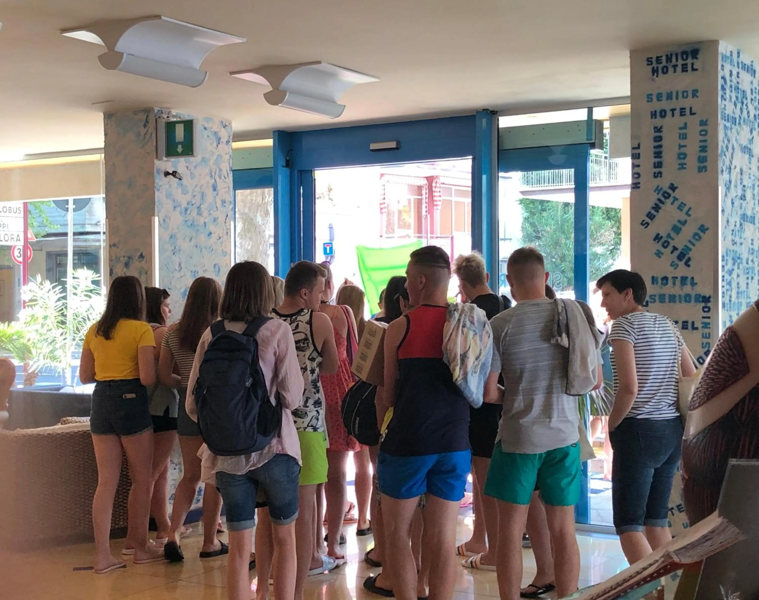 People in Hotel Senior