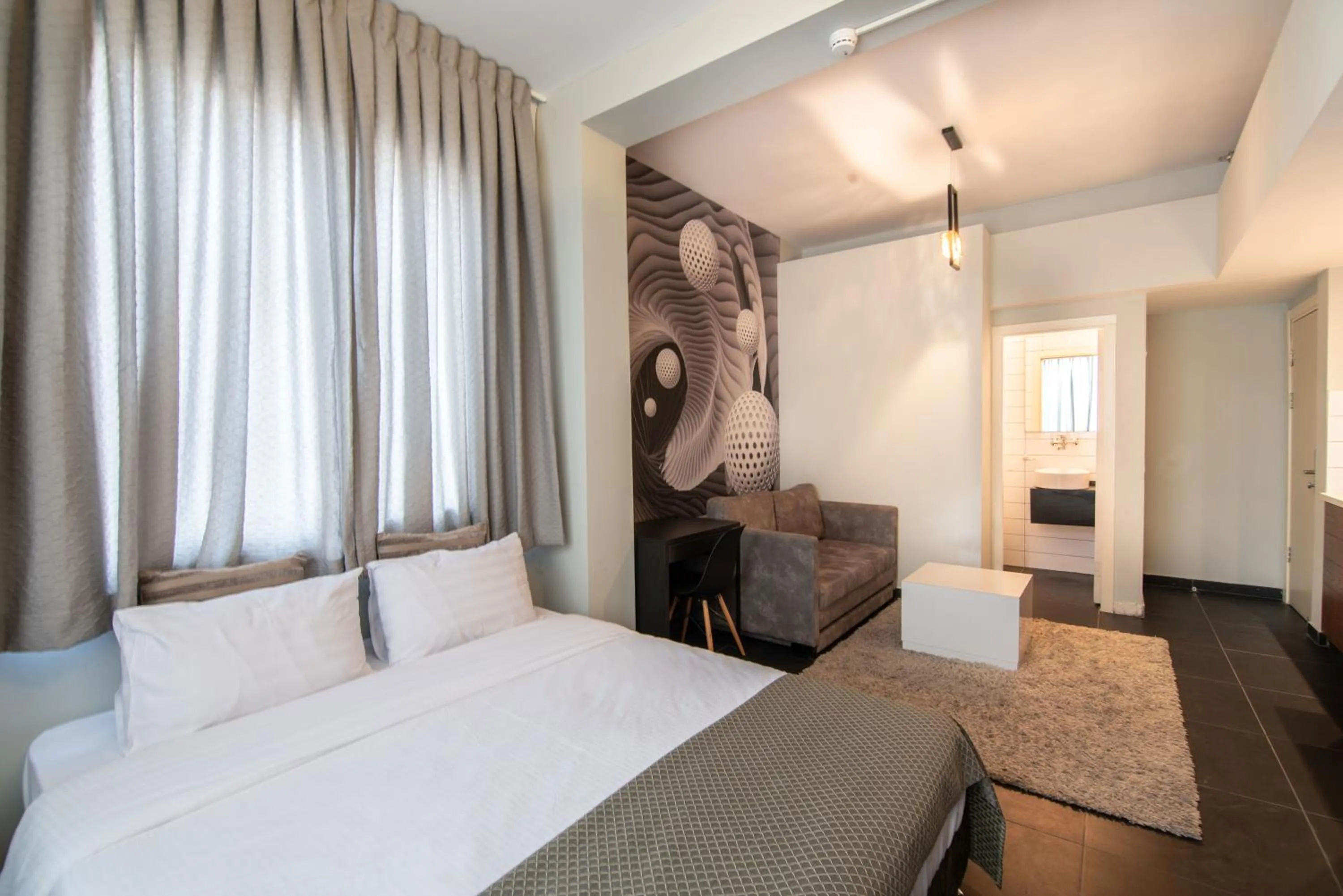 Decorative detail in 27Montefiore - Urban ApartHotel TLV