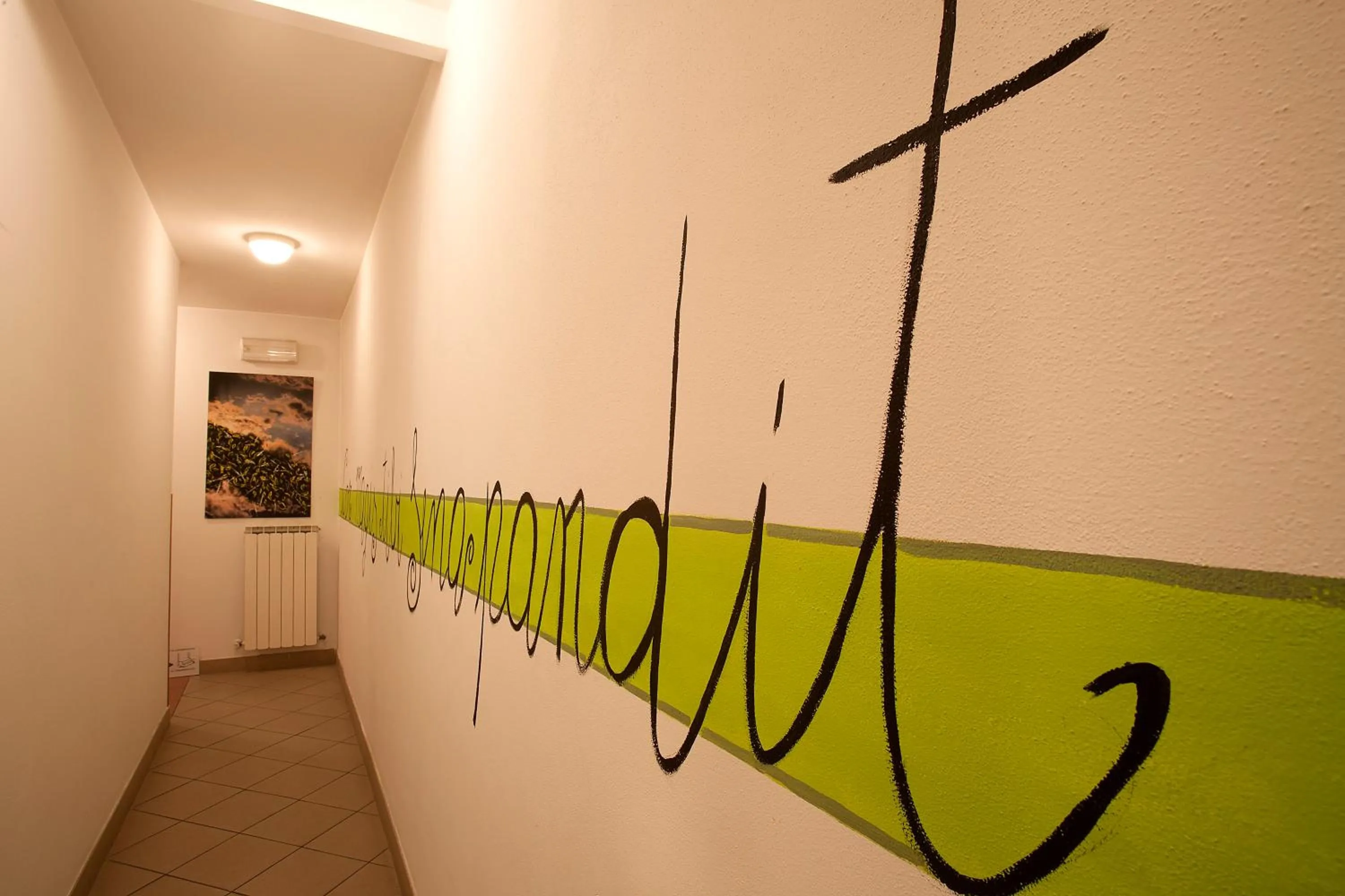 Decorative detail in B&B Le Lupe