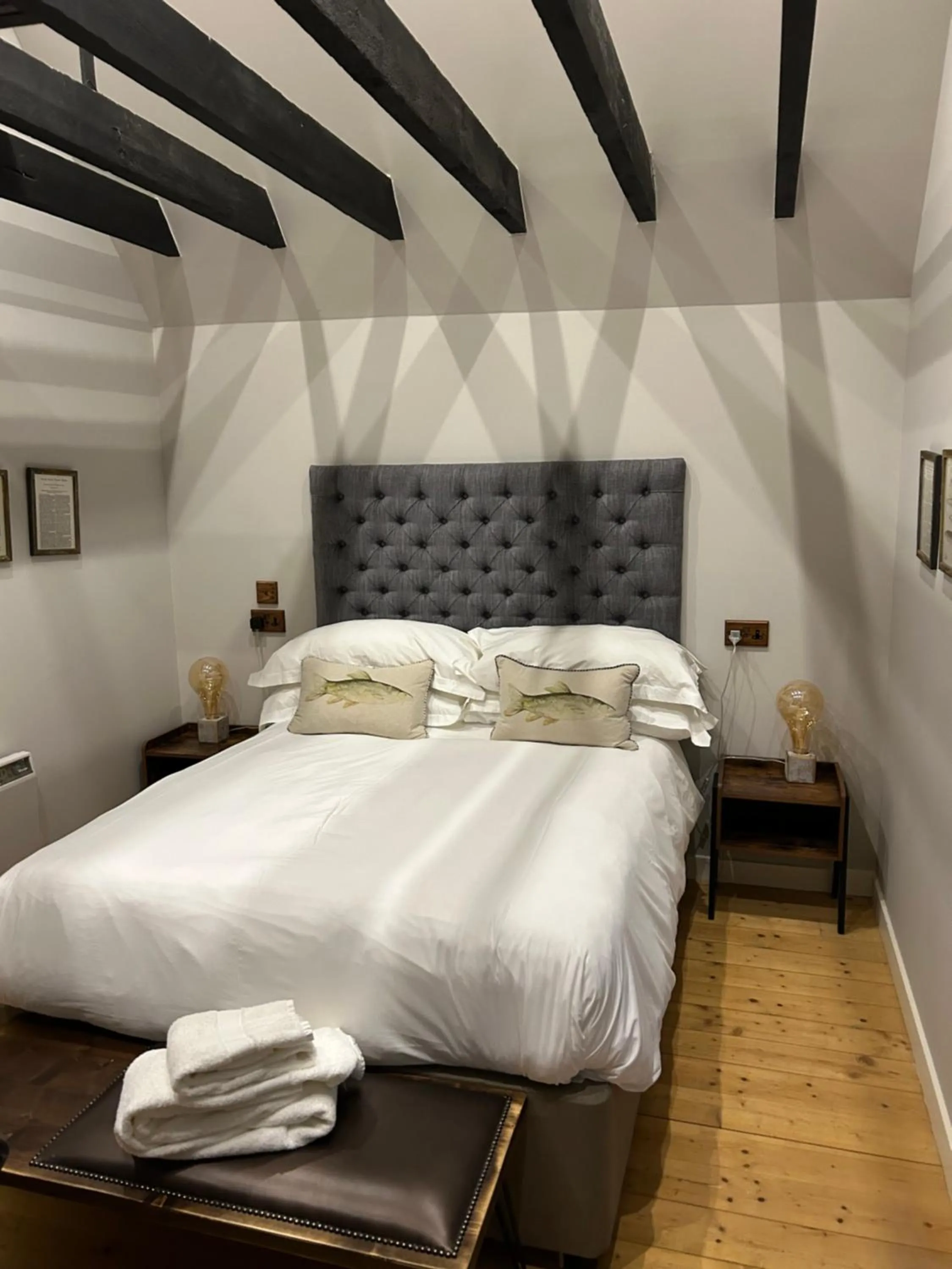 Bedroom, Bed in Forss House