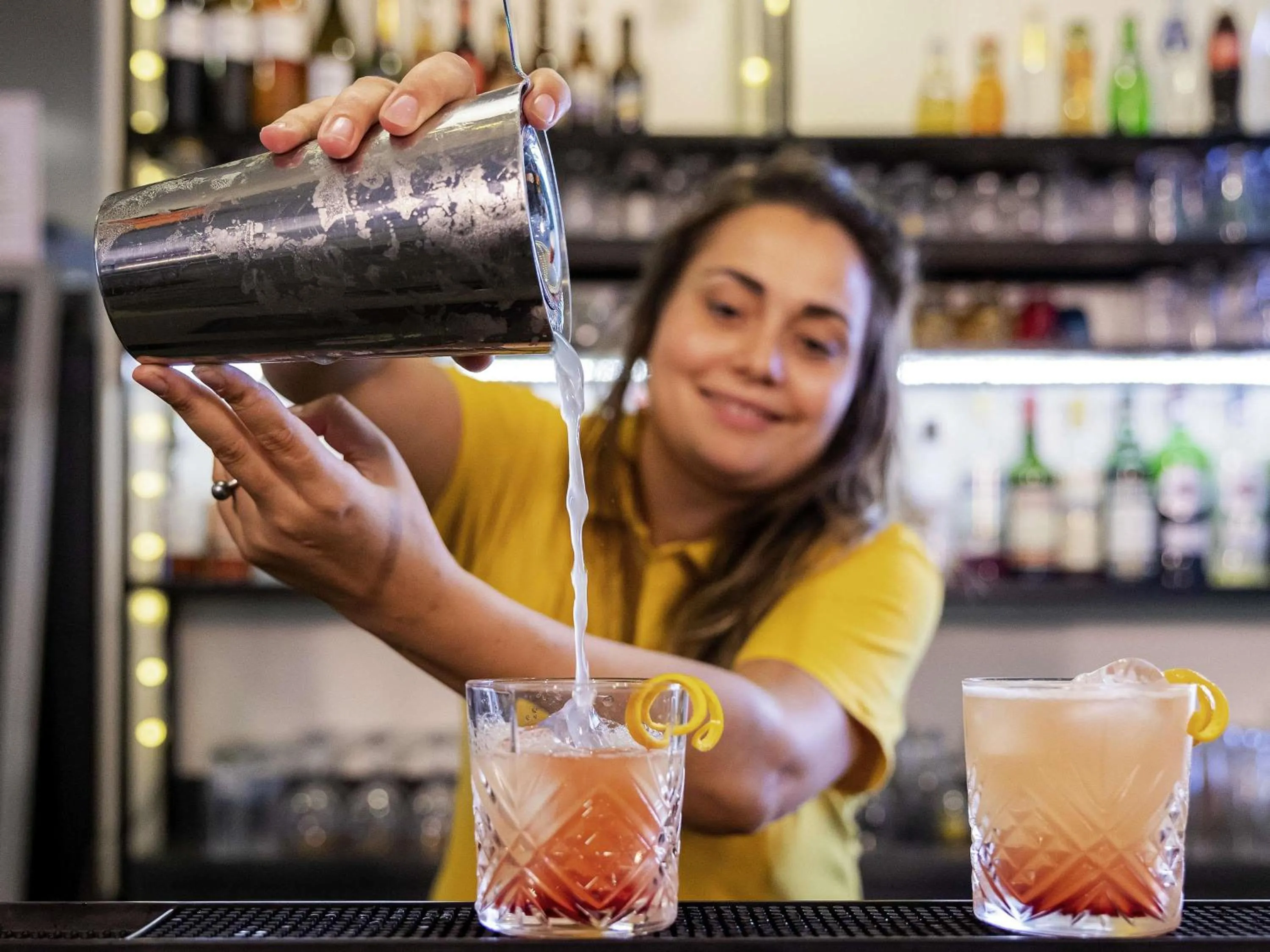 Lounge or bar in ibis Styles Perpignan Centre Gare