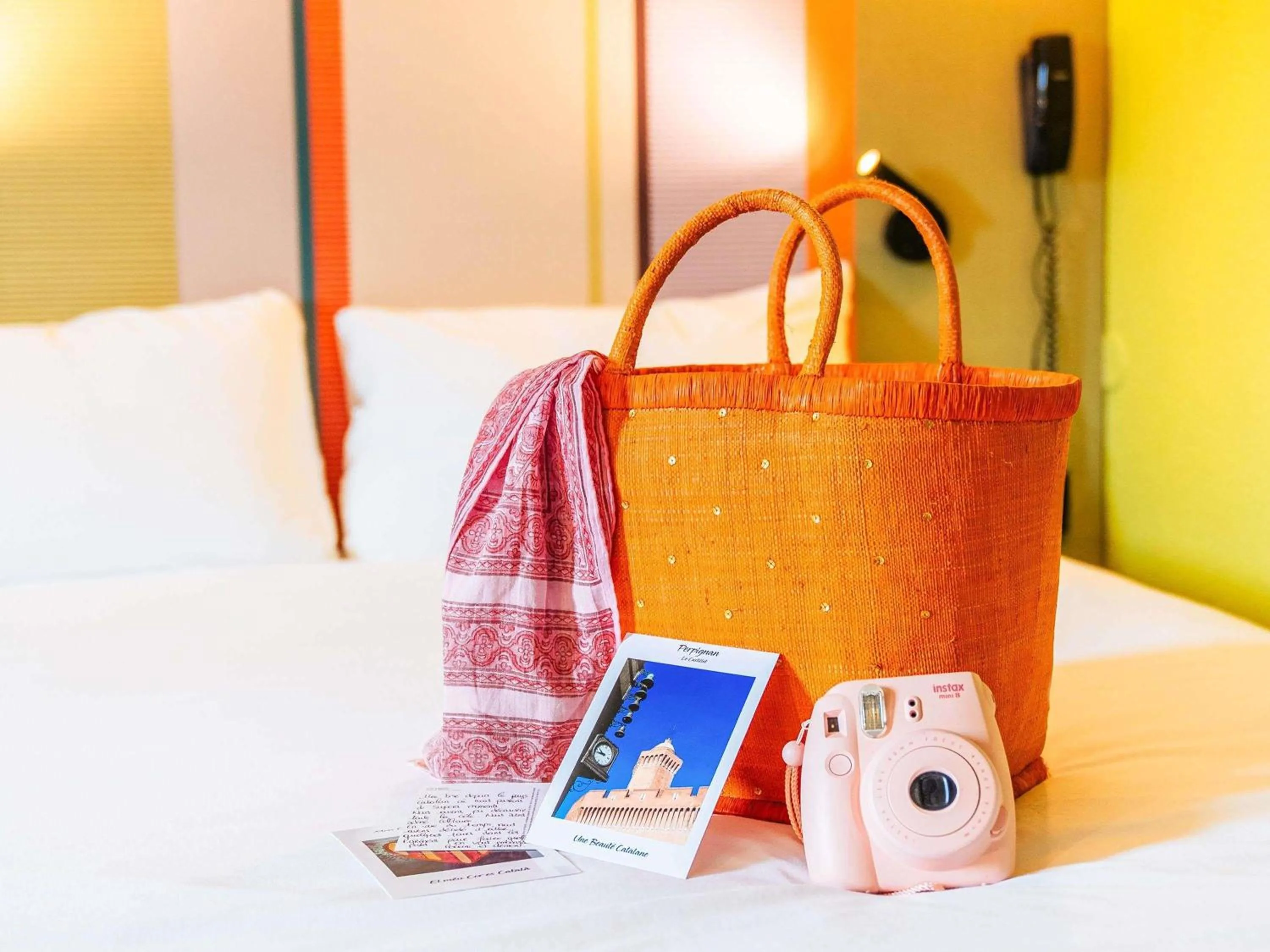 Bedroom, Bed in ibis Styles Perpignan Centre Gare