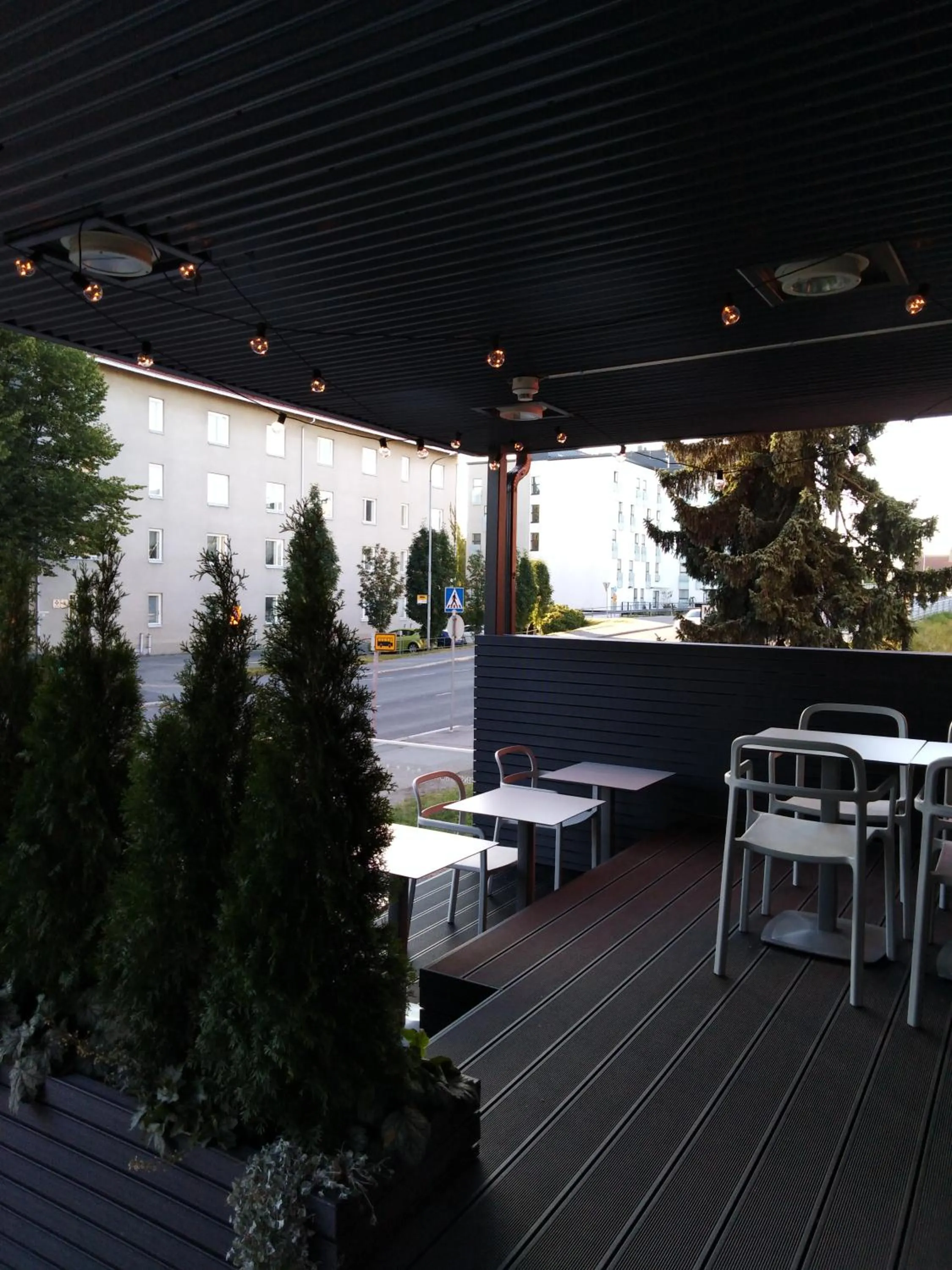 Patio in GreenStar Hotel Jyväskylä