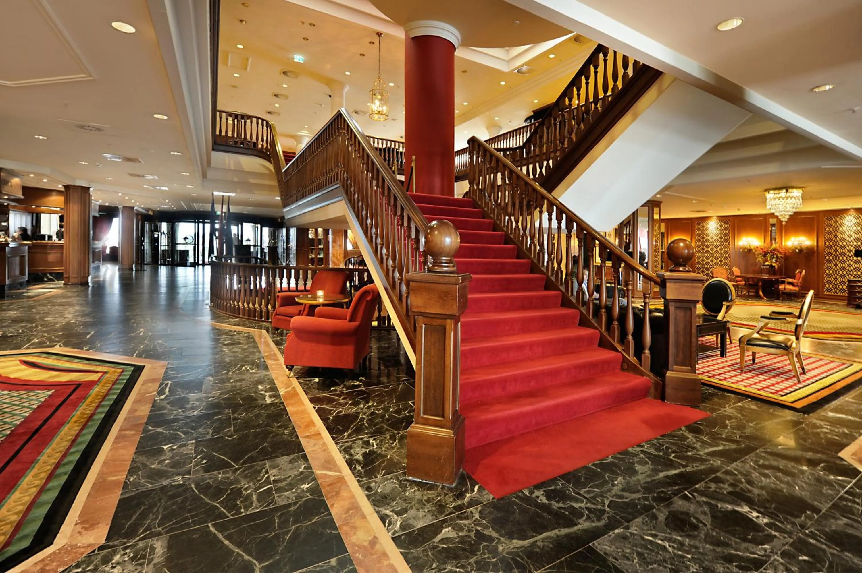 Lobby or reception in Grand Hotel Huis ter Duin
