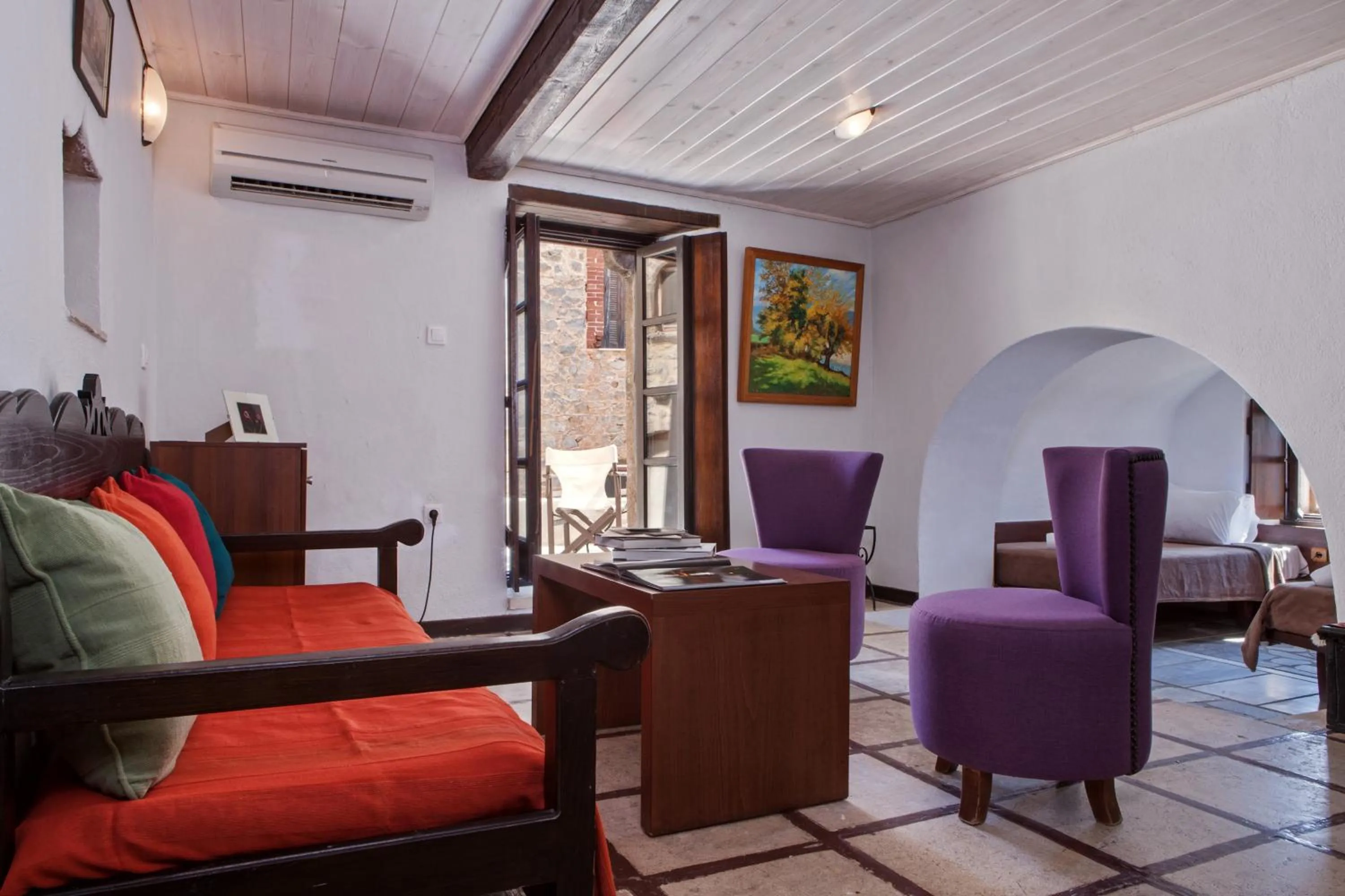 Seating area in Byzantino Boutique Hotel