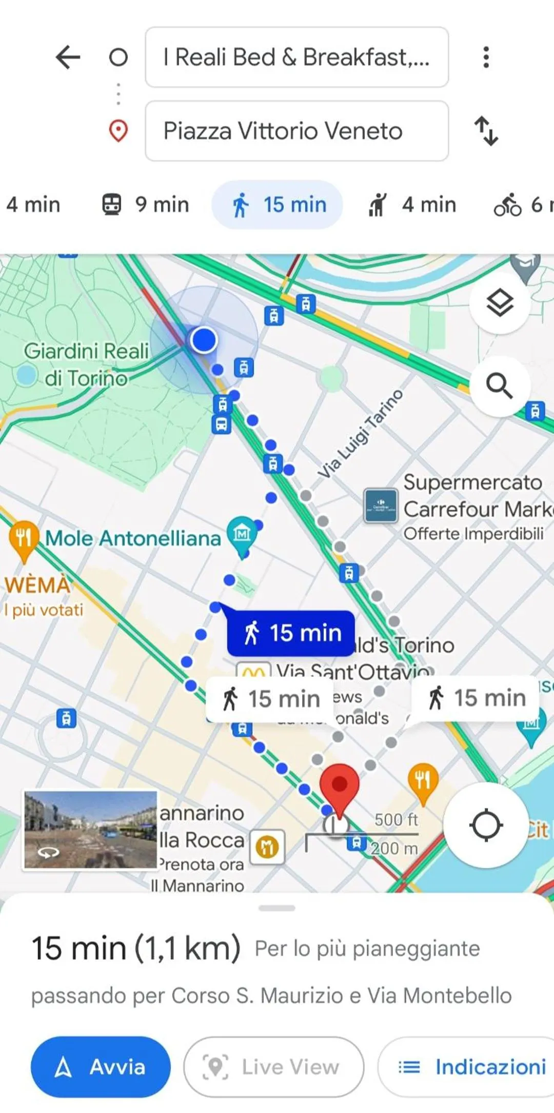 Nearby landmark in I Reali Bed & Breakfast