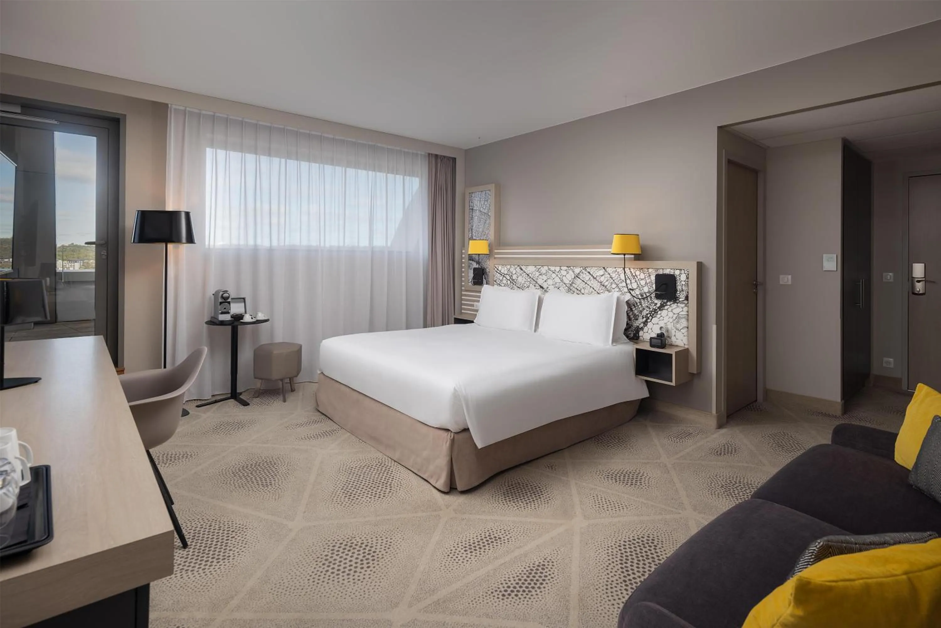 Bed in Hilton Garden Inn Bordeaux Centre