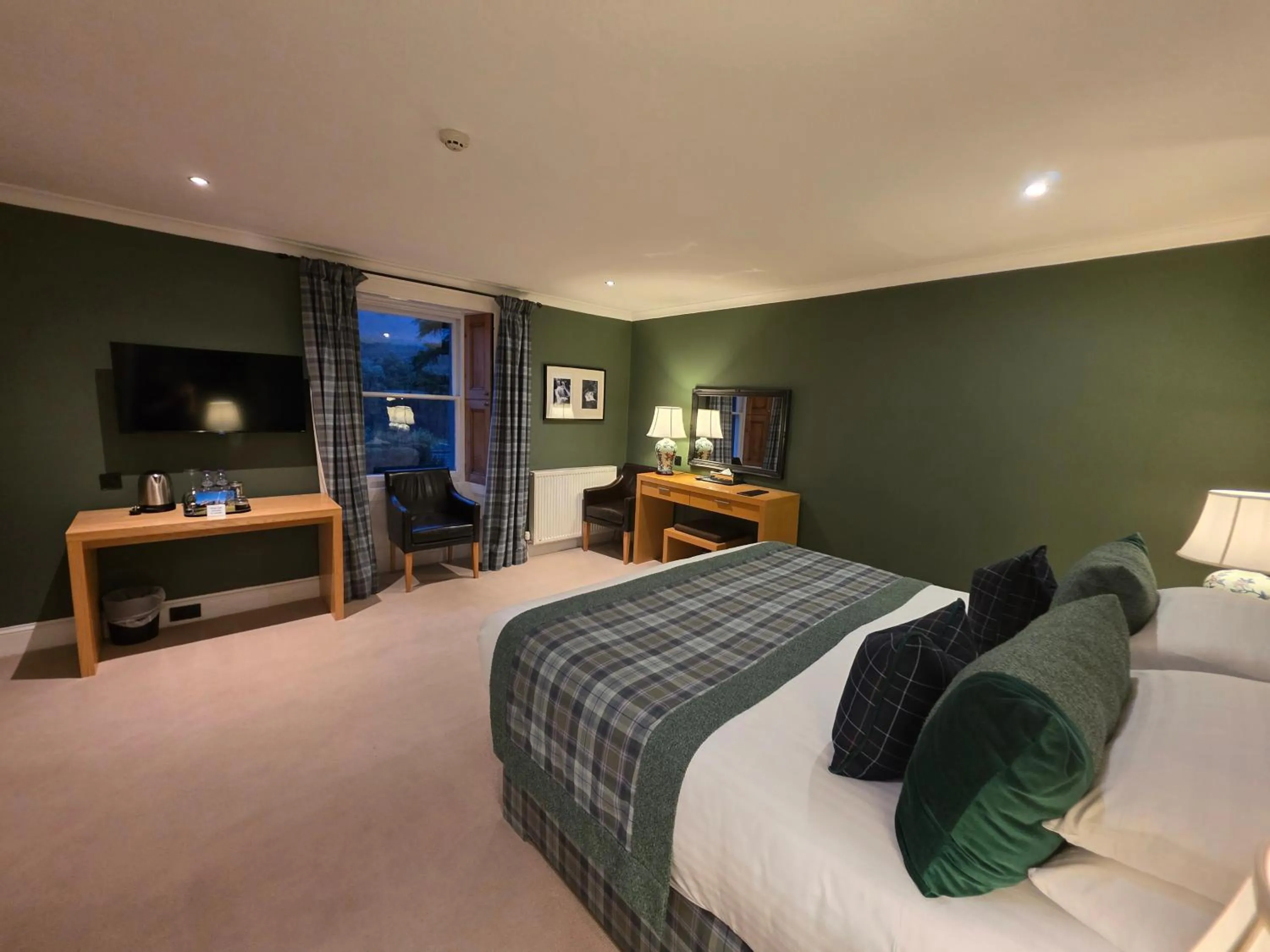 Bedroom, Bed in Craigatin House & Courtyard