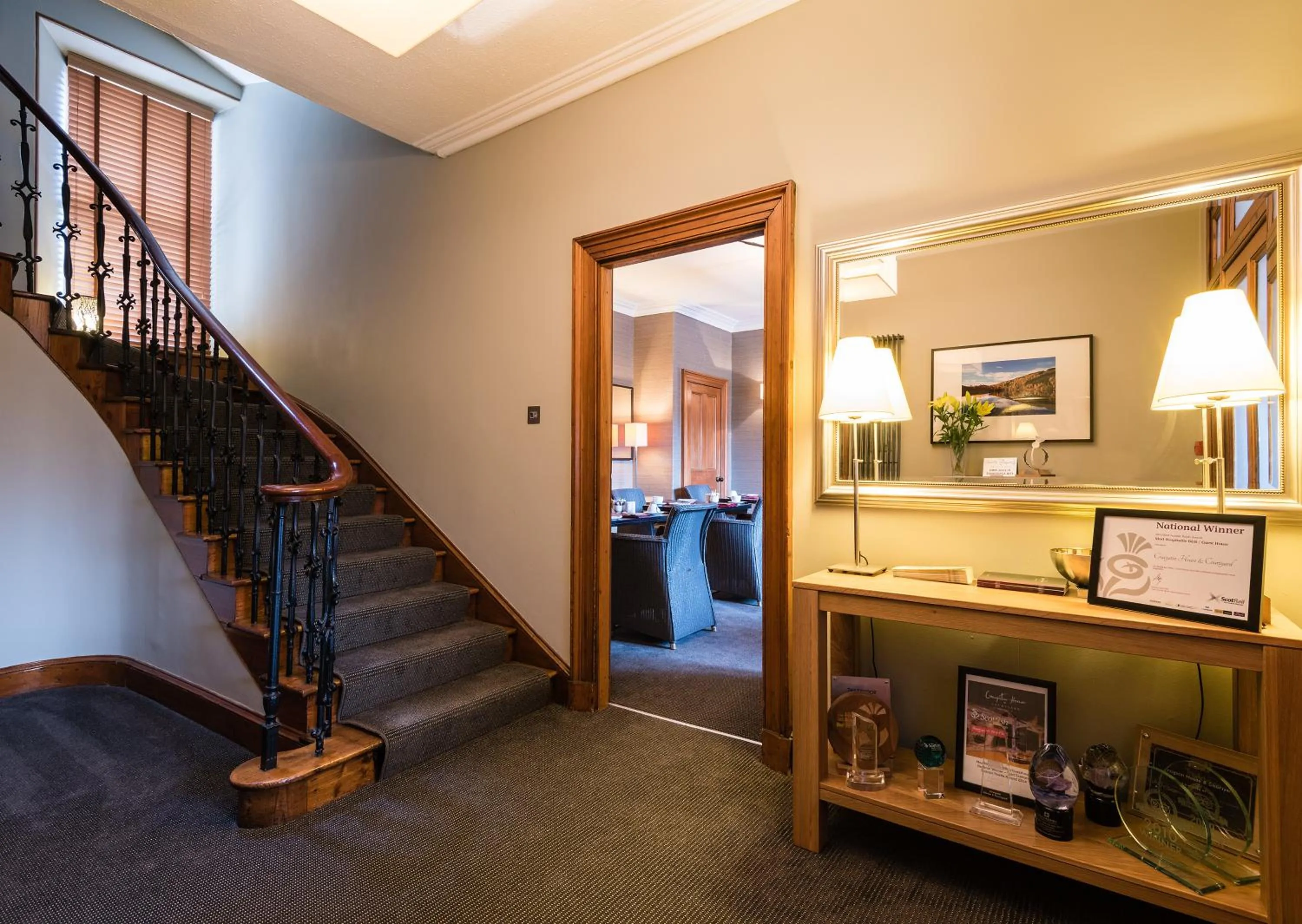 Living room in Craigatin House & Courtyard