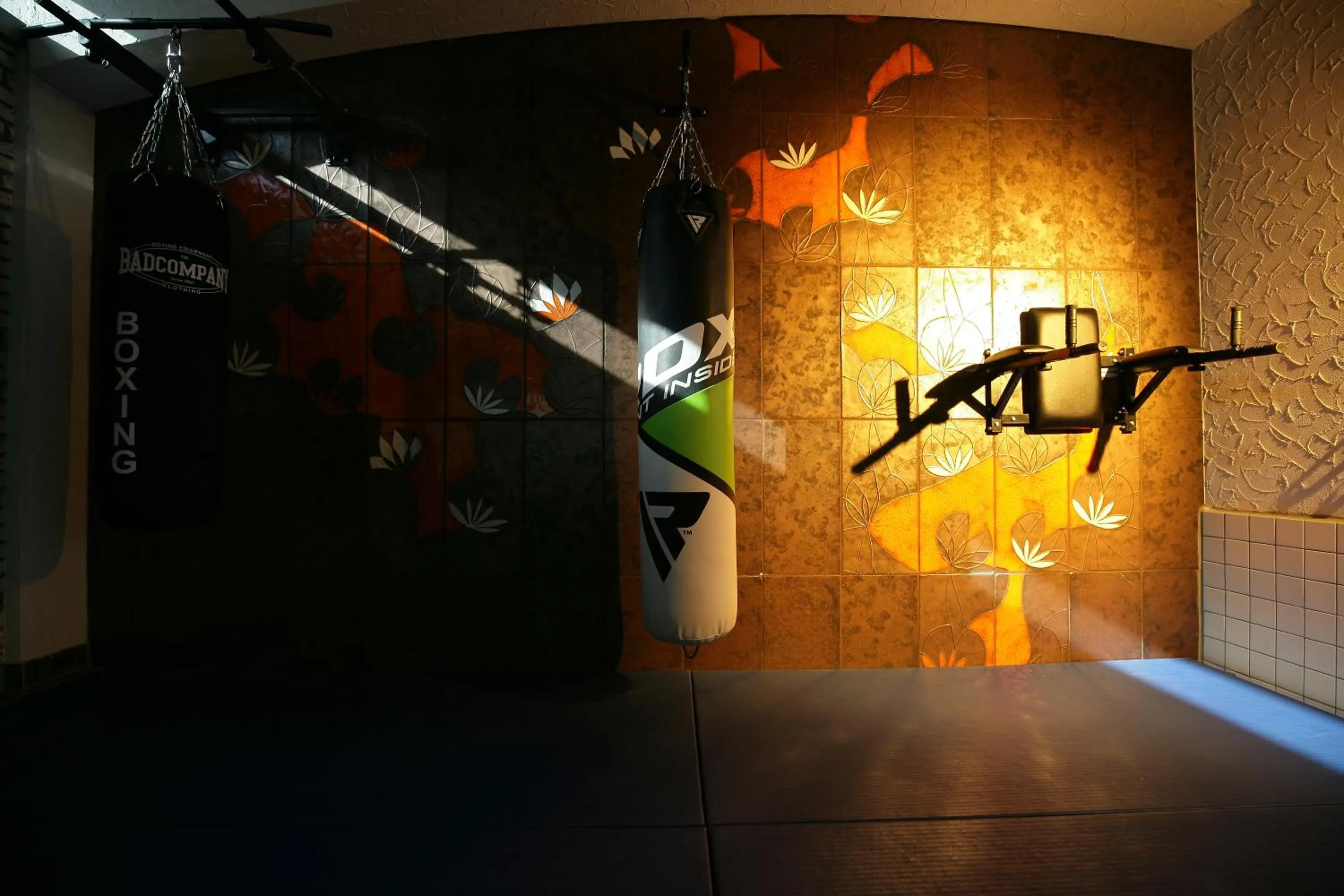 Fitness centre/facilities in Hotel am Baronenwald