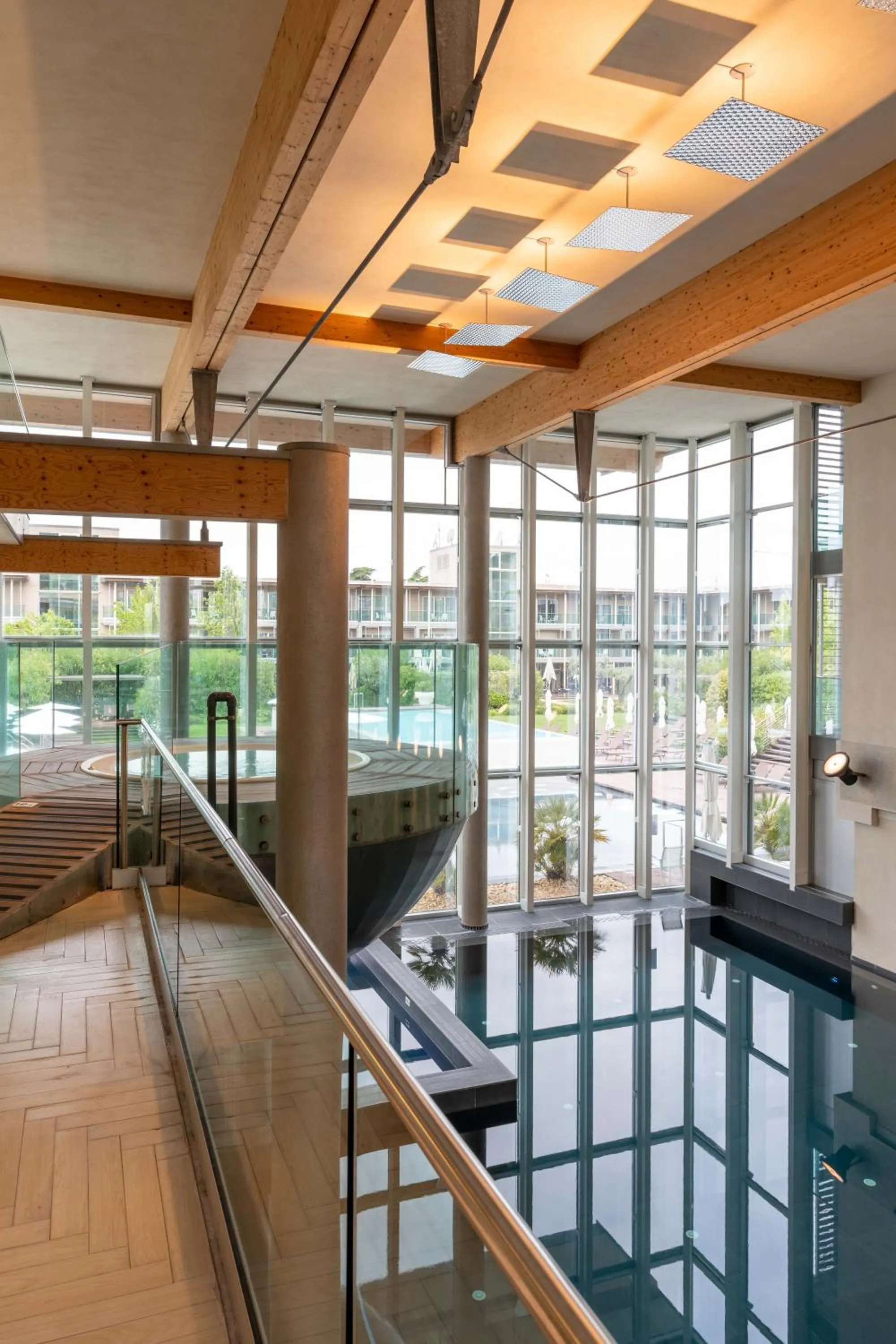 Swimming pool in Aqualux Hotel Spa Suite & Terme