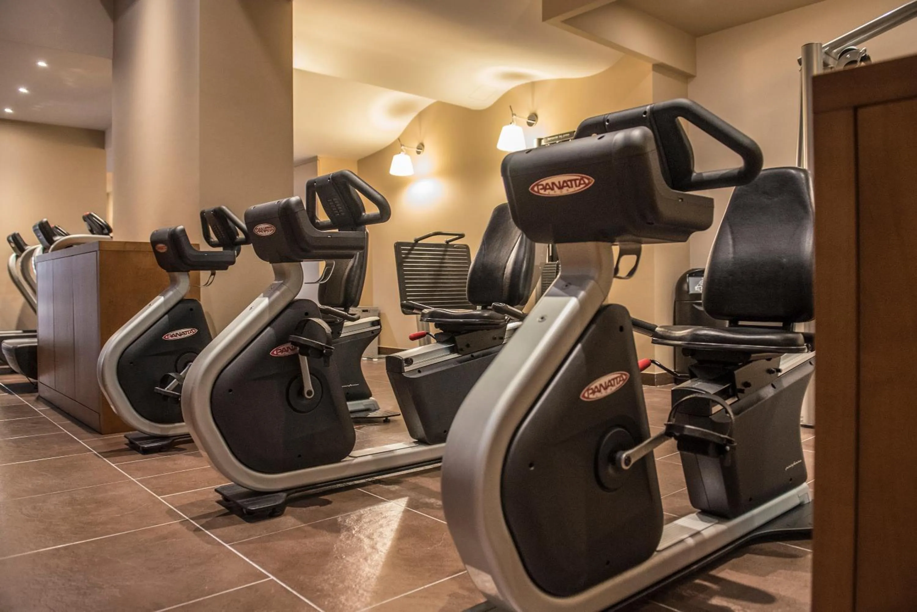 Fitness centre/facilities in Aqualux Hotel Spa Suite & Terme