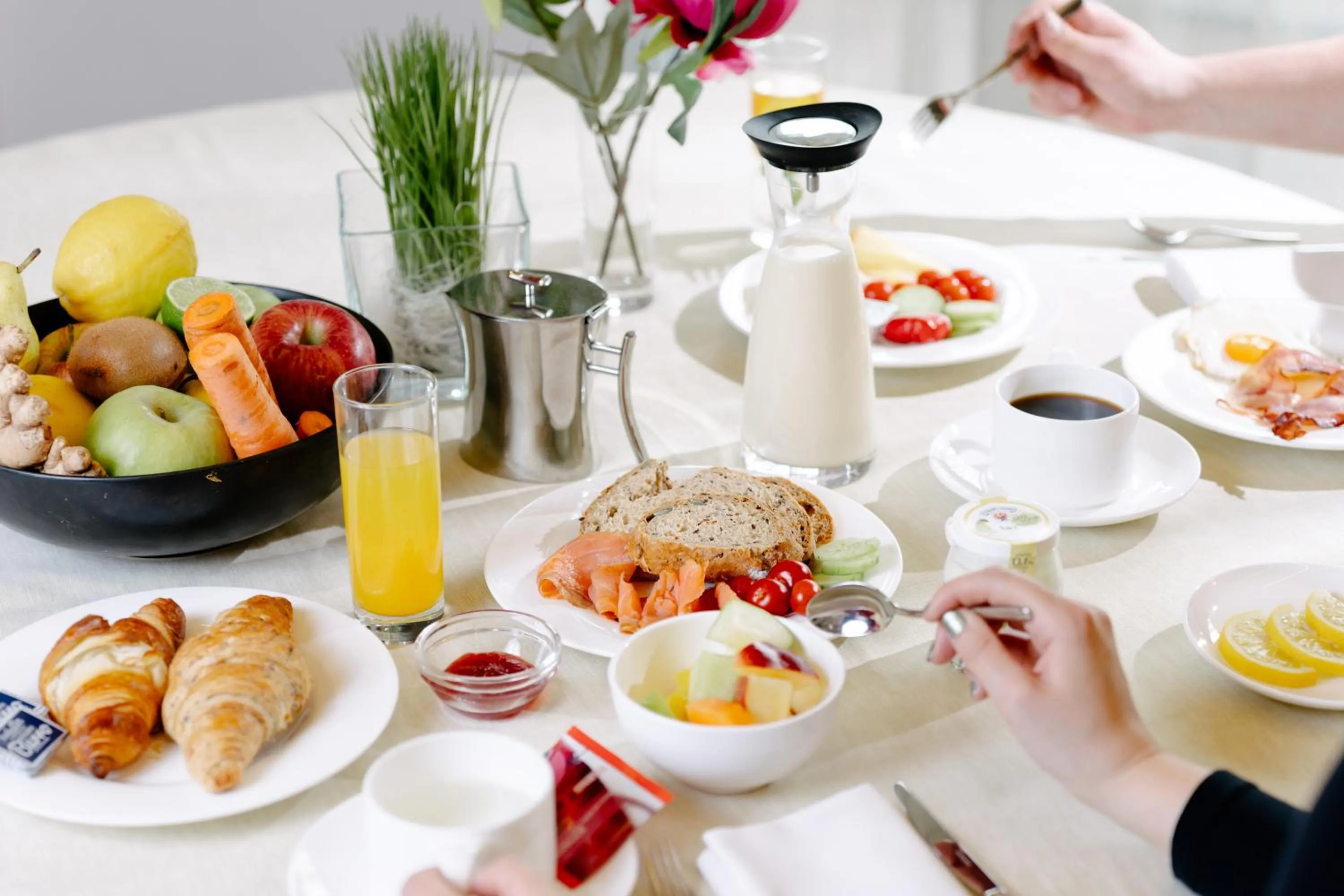 Breakfast in Aqualux Hotel Spa Suite & Terme