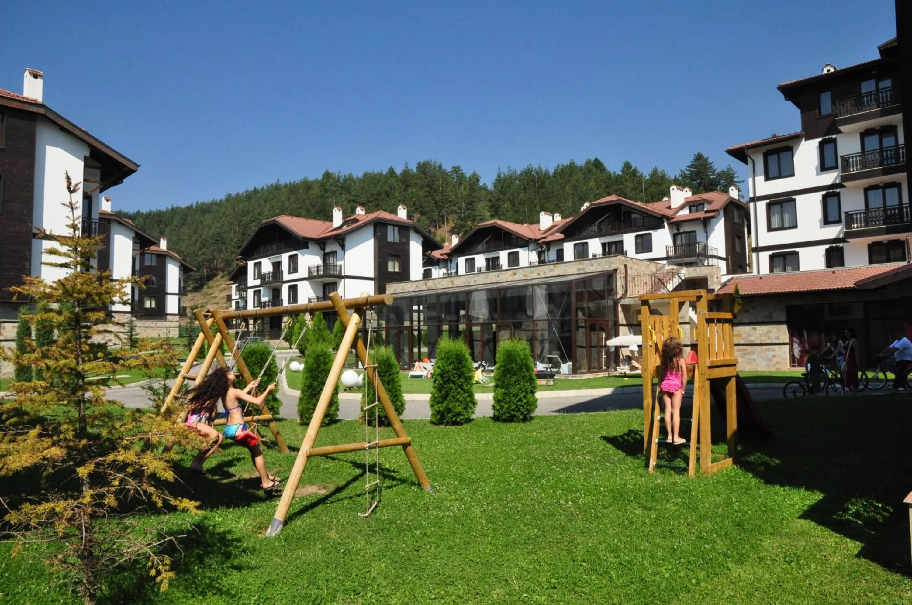 Children play ground in 3 Mountains Hotel