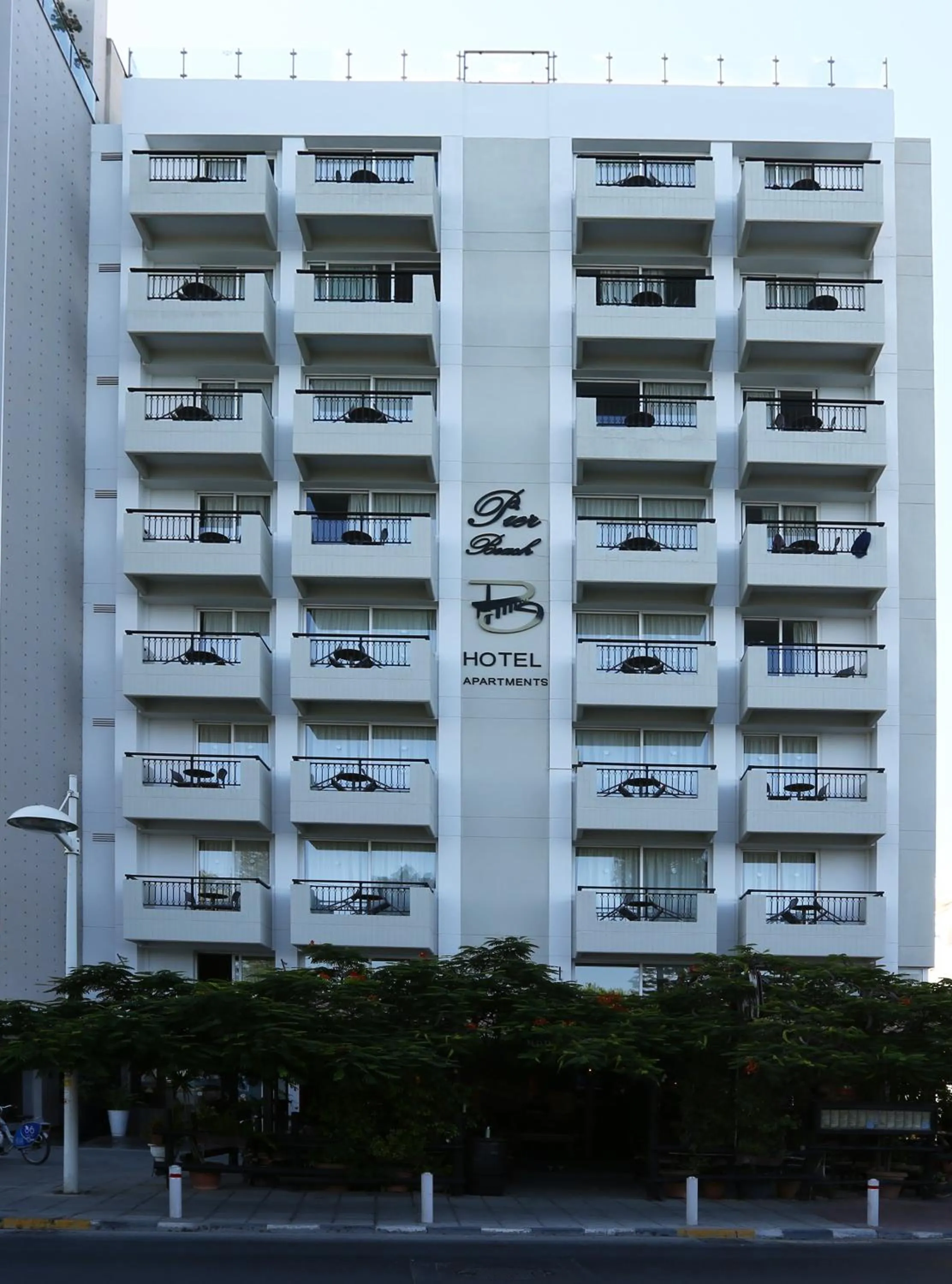 Property building in Pier Beach Hotel Apartments