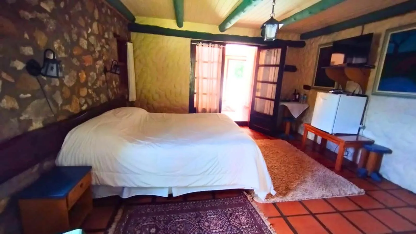 Bed in Pousada das Montanhas