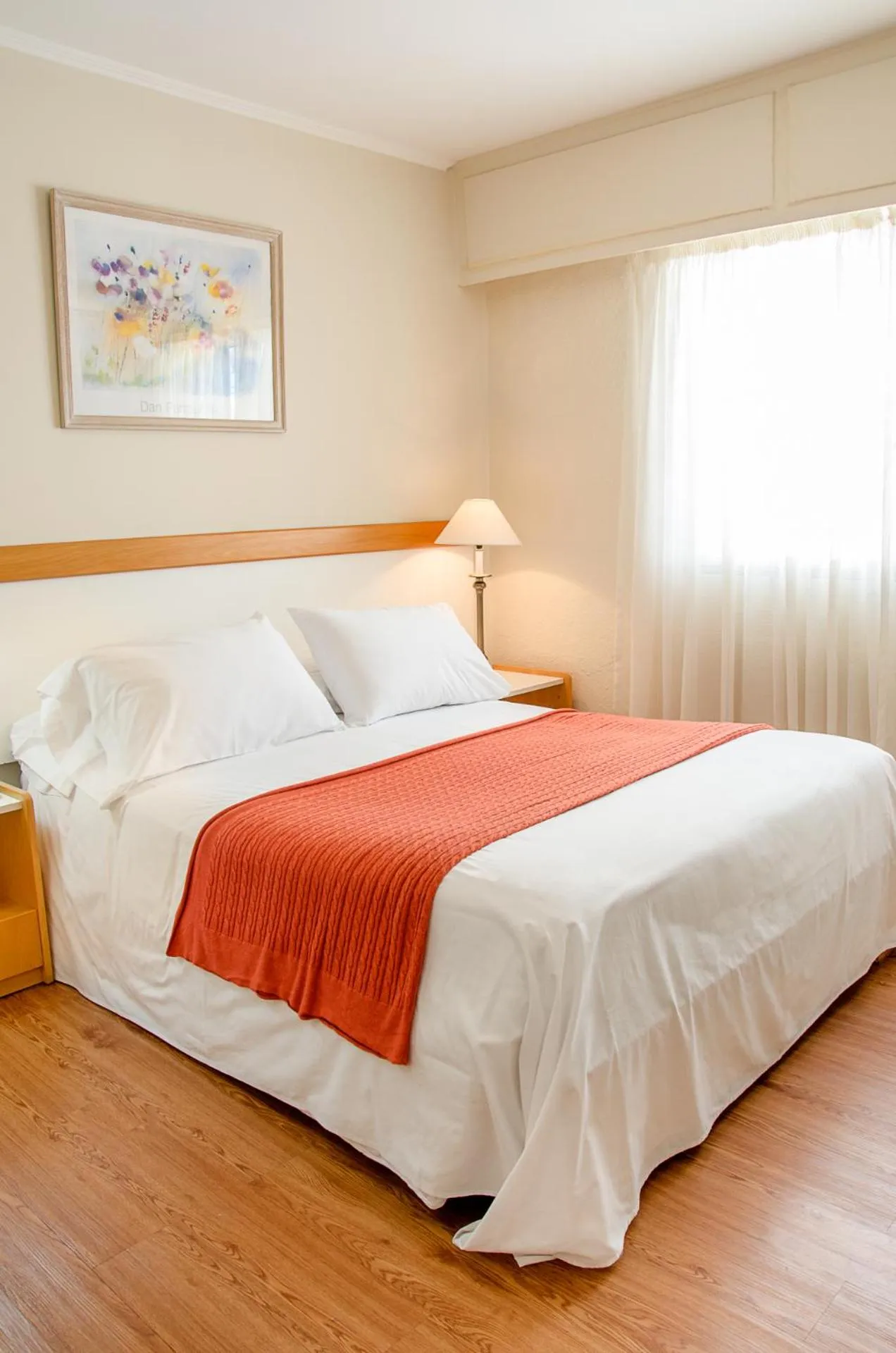 Bed in Hotel Sunset Beach