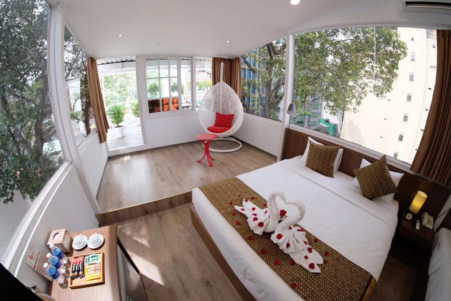 Bed in The Umi Hotel