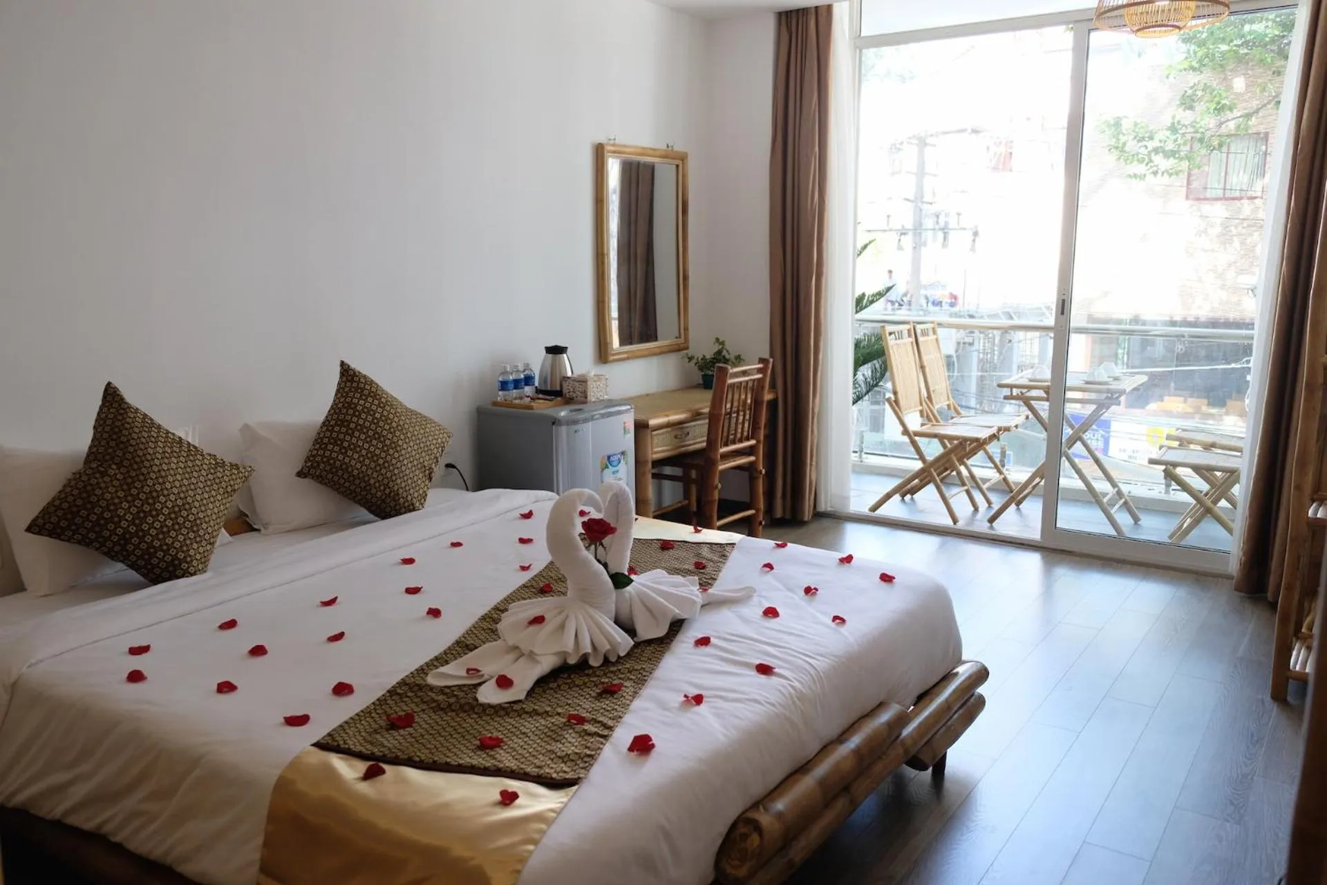 Bed in The Umi Hotel