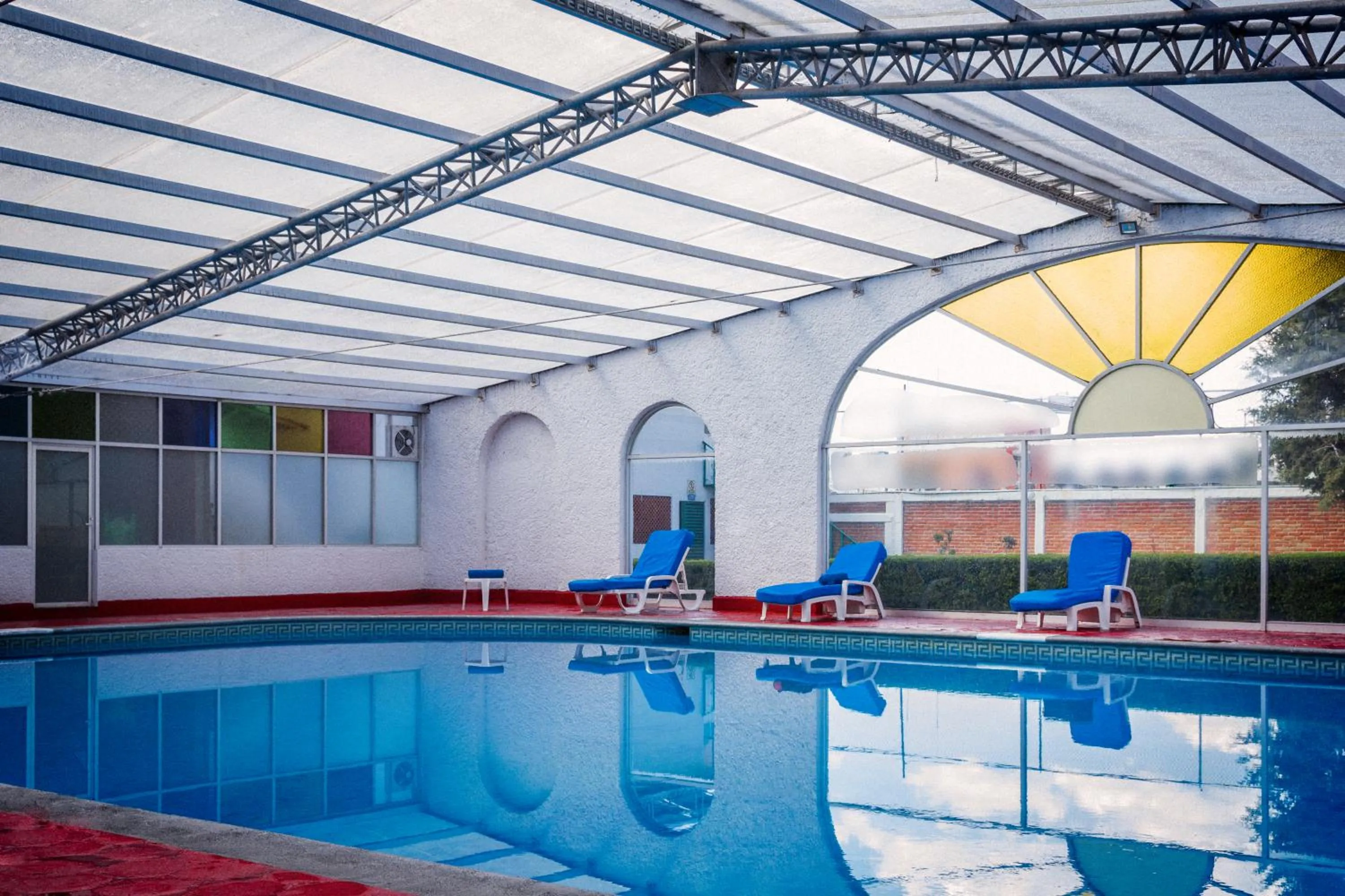 Swimming pool in Hotel Del Angel, Apizaco