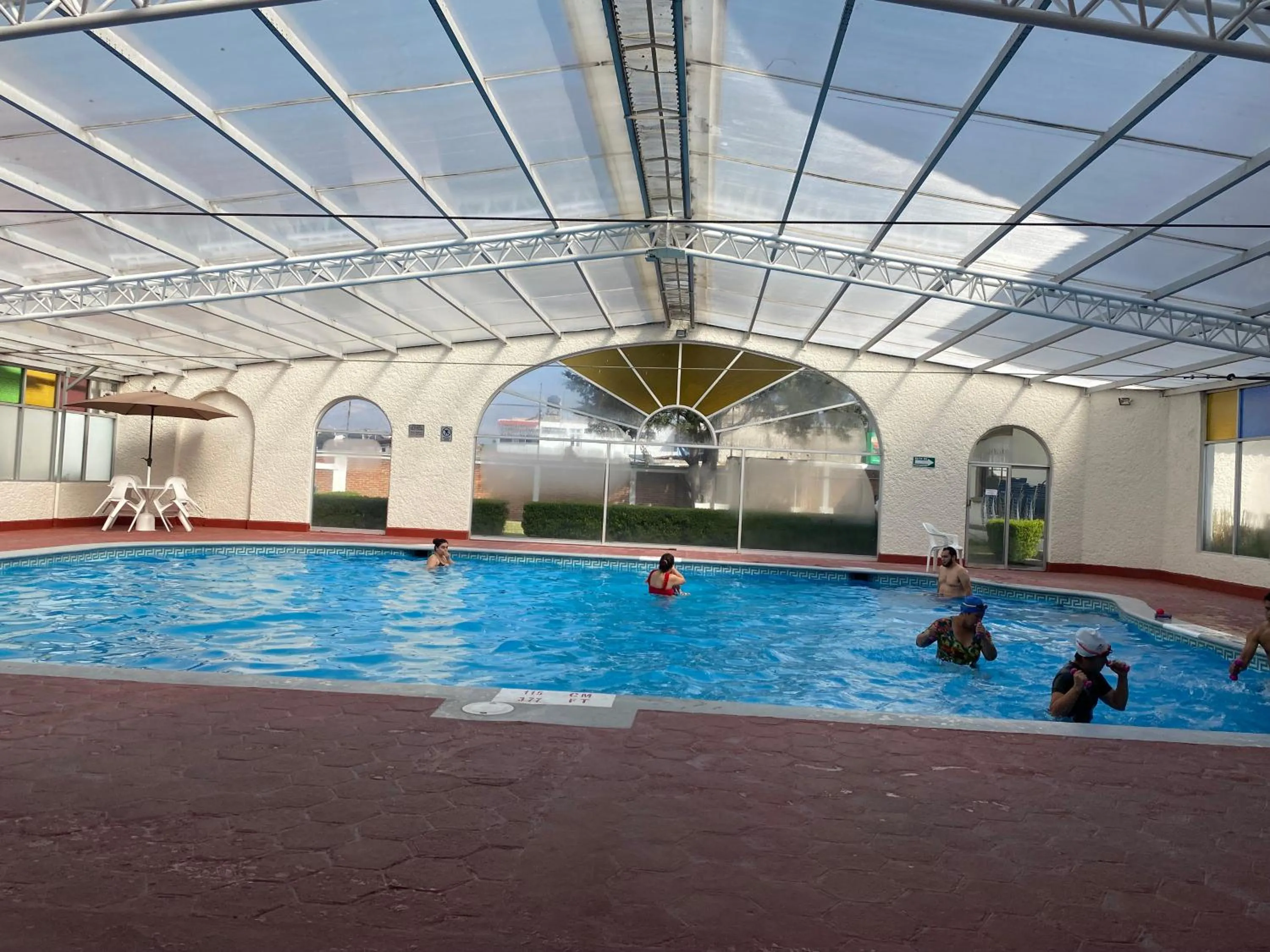 Swimming pool in Hotel Del Angel, Apizaco