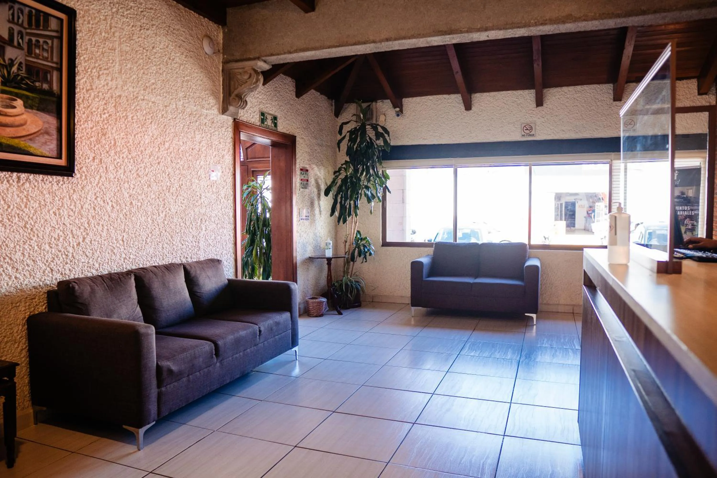 Lobby or reception in Hotel Del Angel, Apizaco