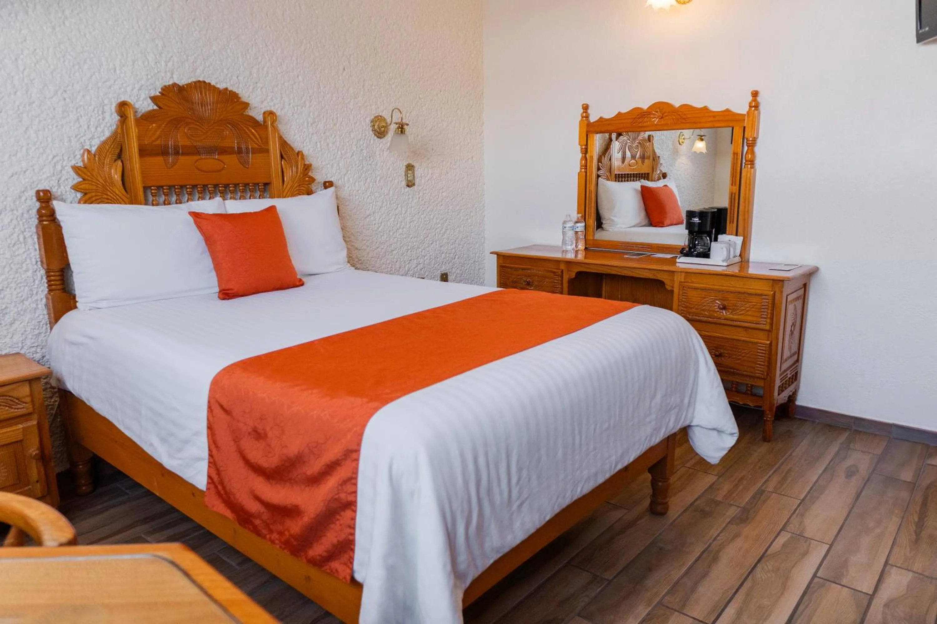 Bed in Hotel Del Angel, Apizaco