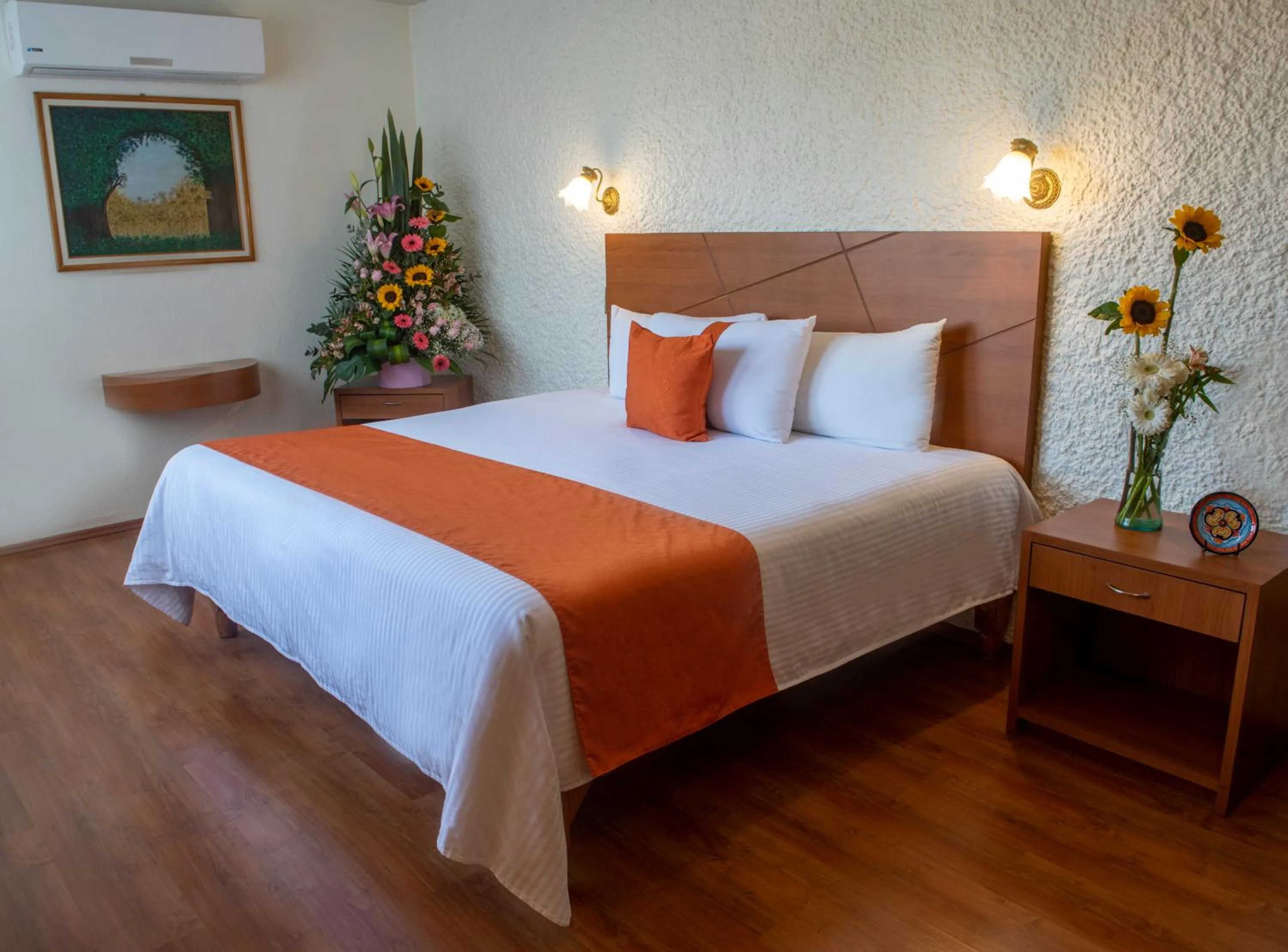 Bed in Hotel Del Angel, Apizaco