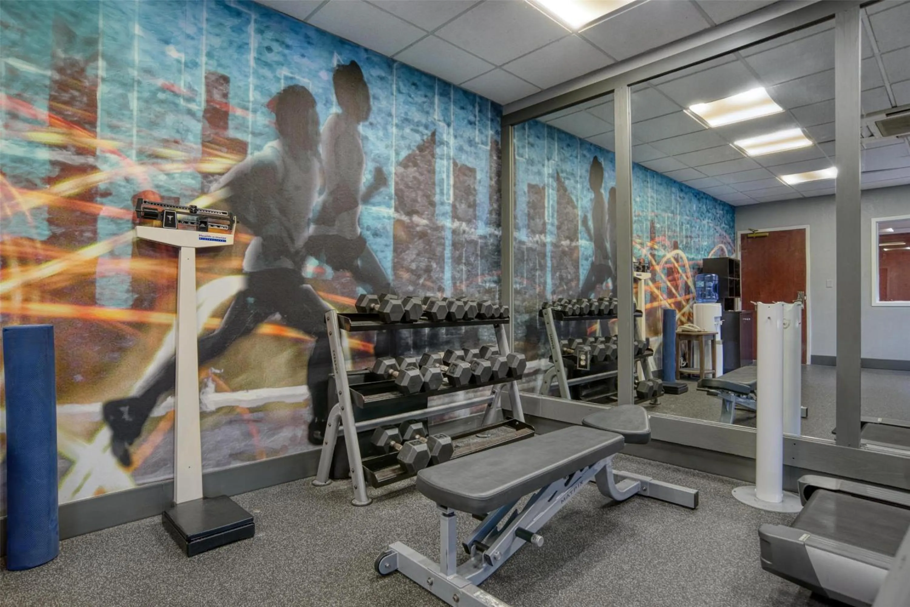 Fitness centre/facilities in Best Western Plus Philadelphia-Choctaw Hotel and Suites