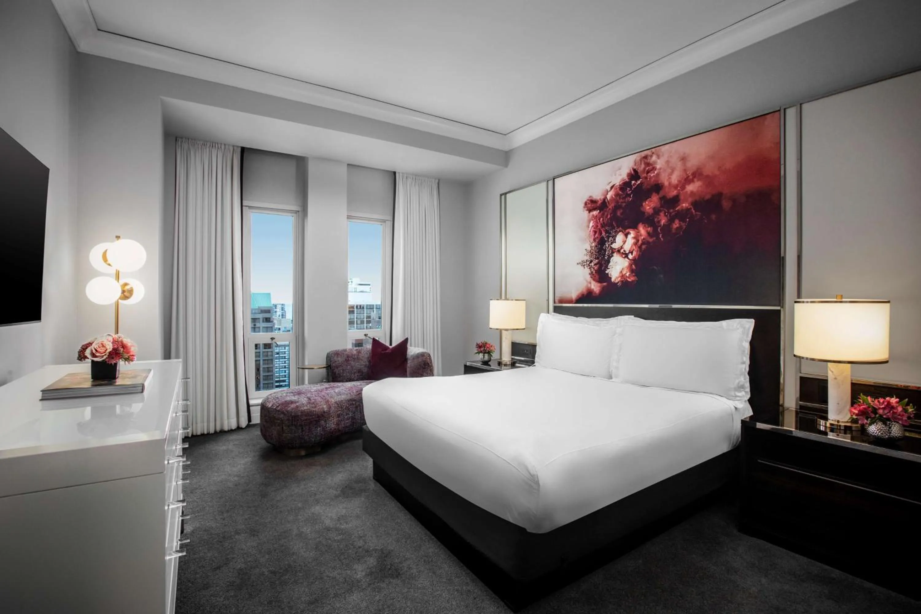 Bed in Waldorf Astoria Chicago