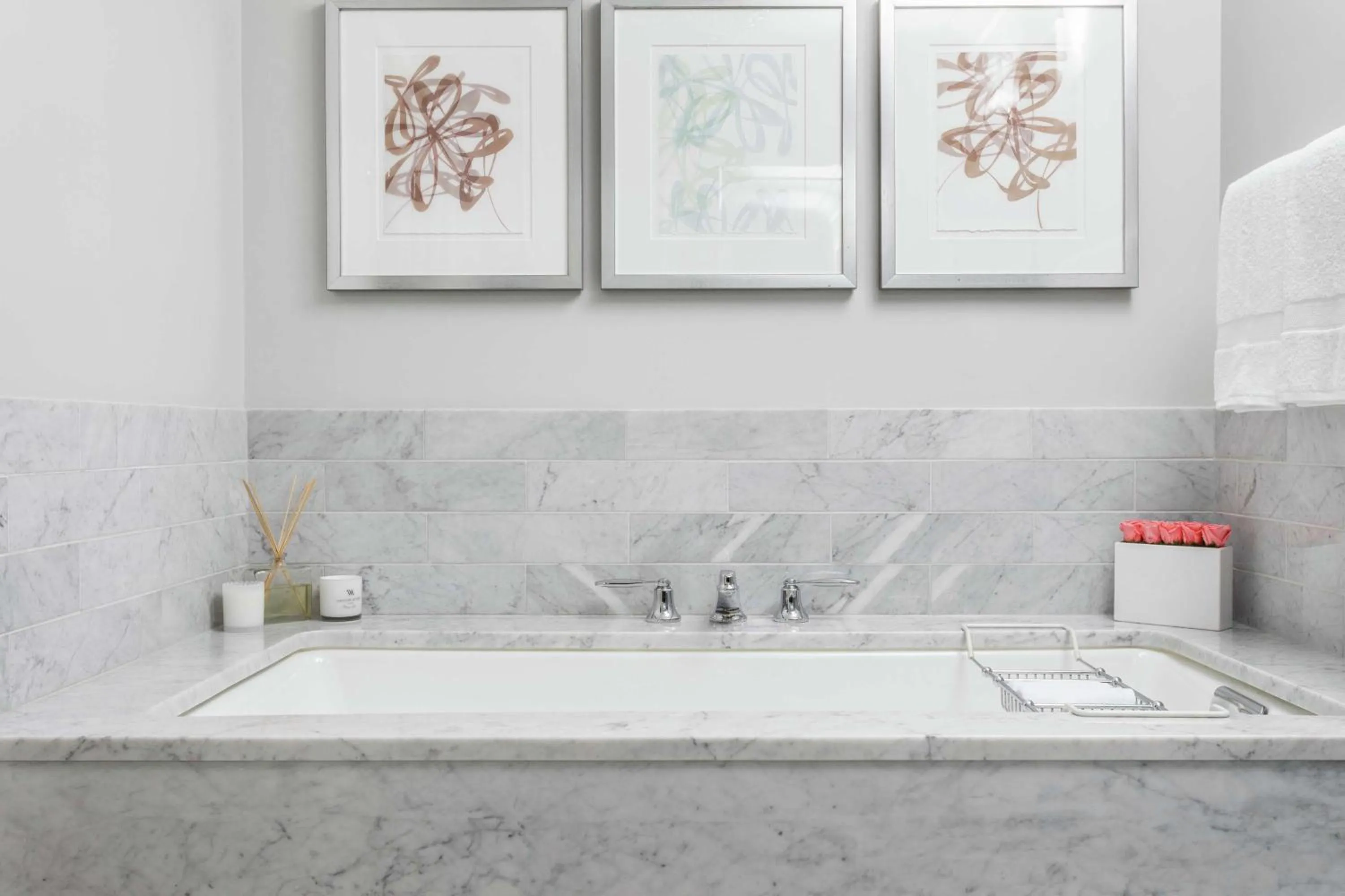 Bathroom in Waldorf Astoria Chicago