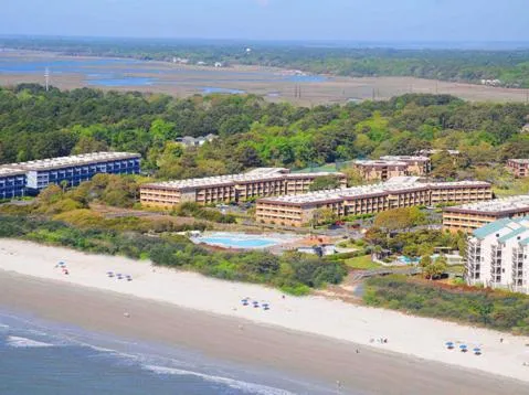 Bird's eye view in Hilton Head Island Beach and Tennis Resort