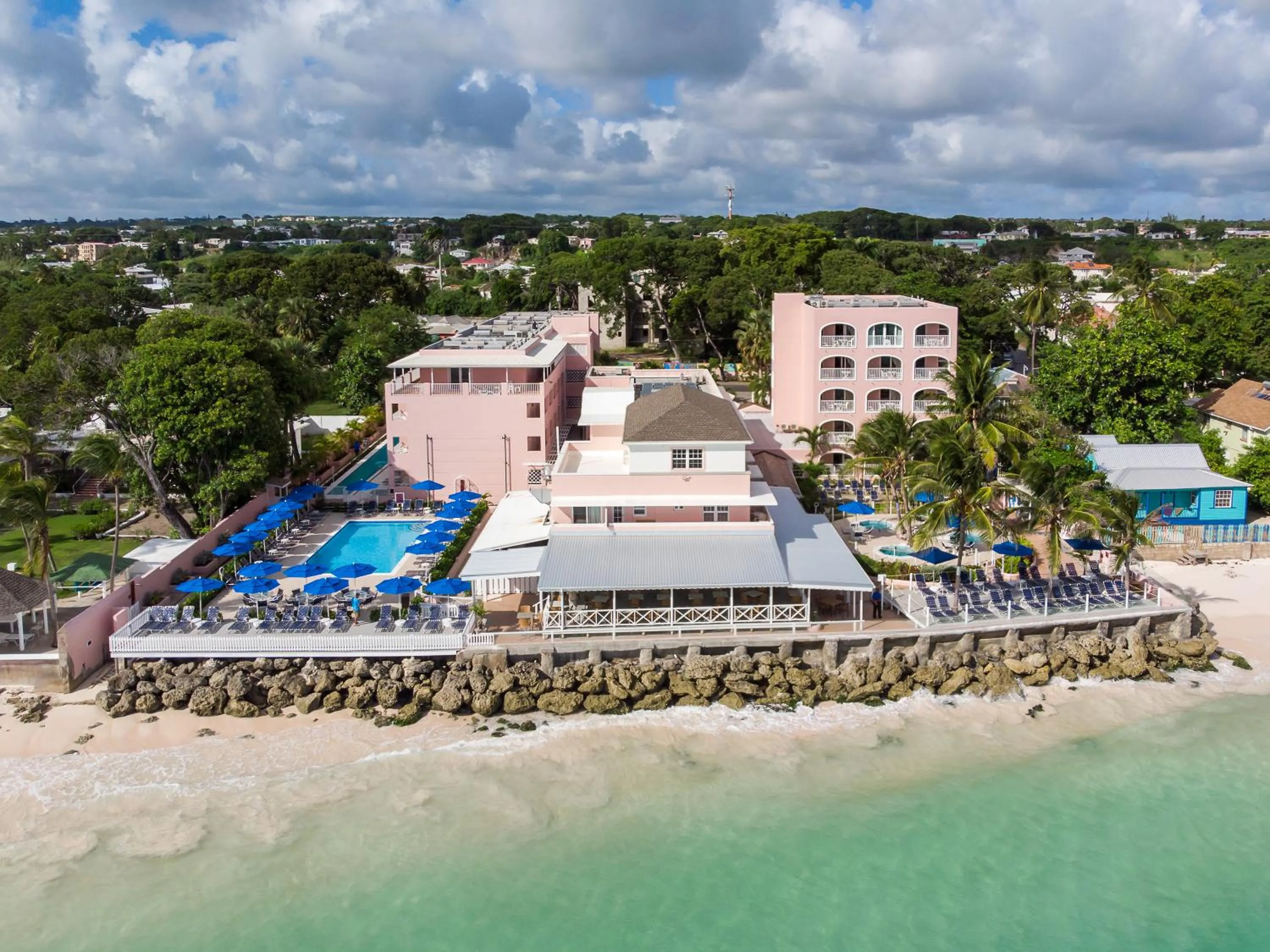 Bird's eye view in Butterfly Beach Hotel