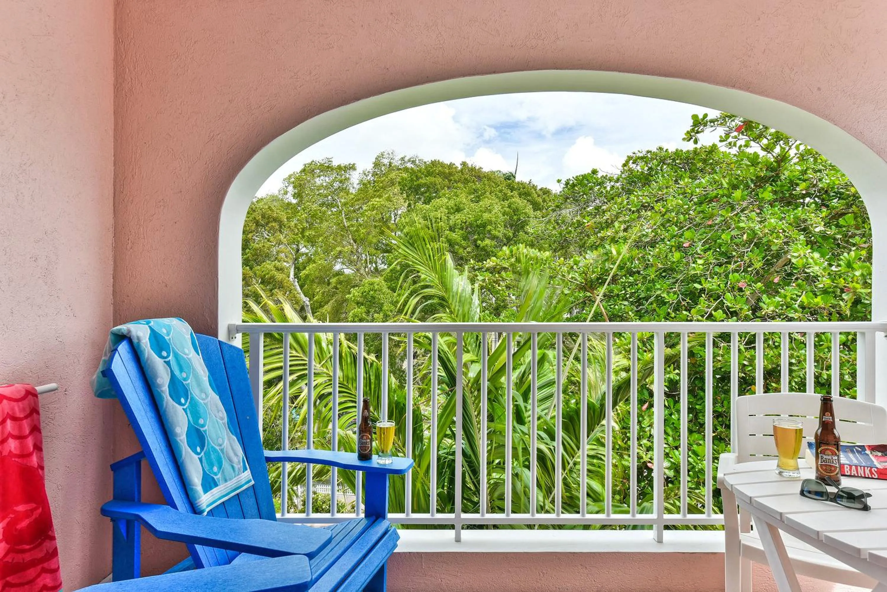 Toilet in Butterfly Beach Hotel