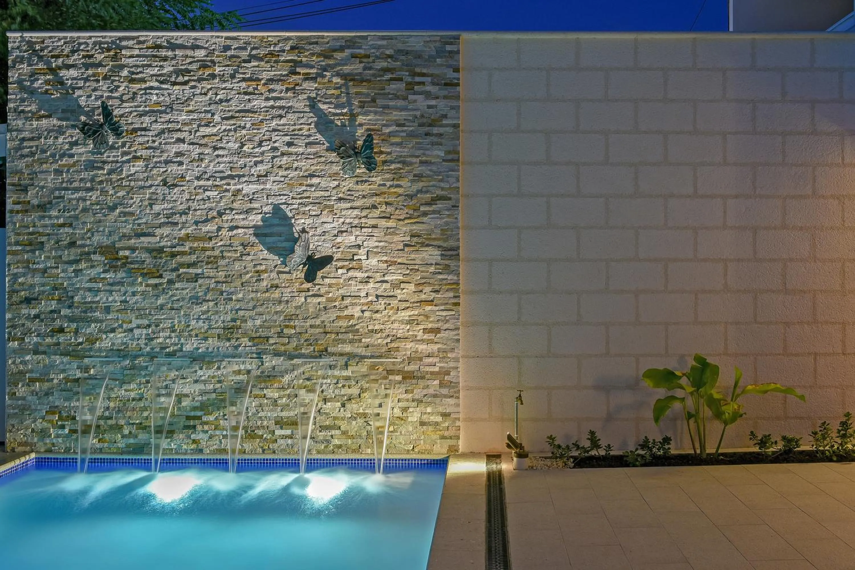 Swimming pool in Butterfly Beach Hotel