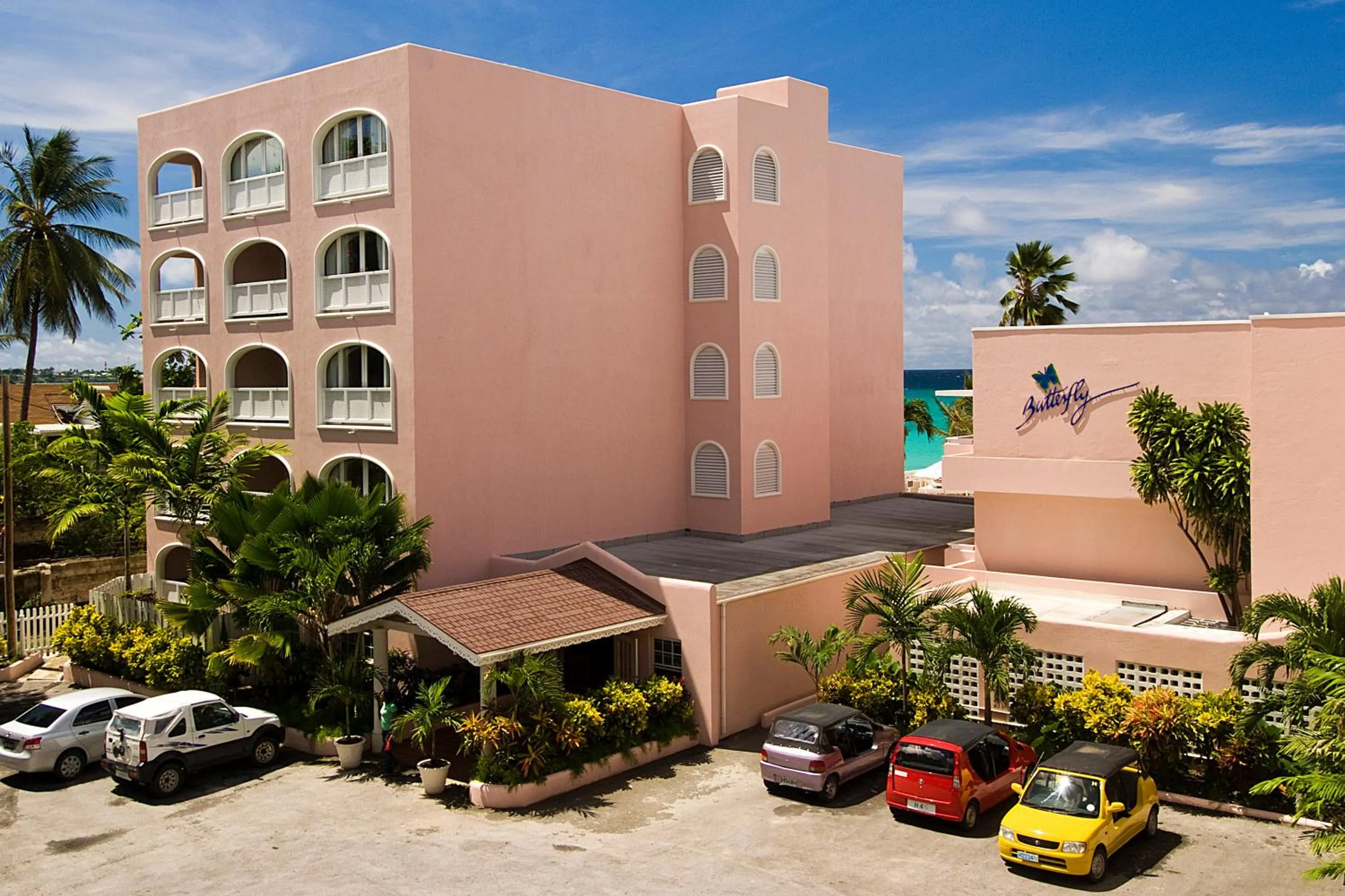 Property building in Butterfly Beach Hotel