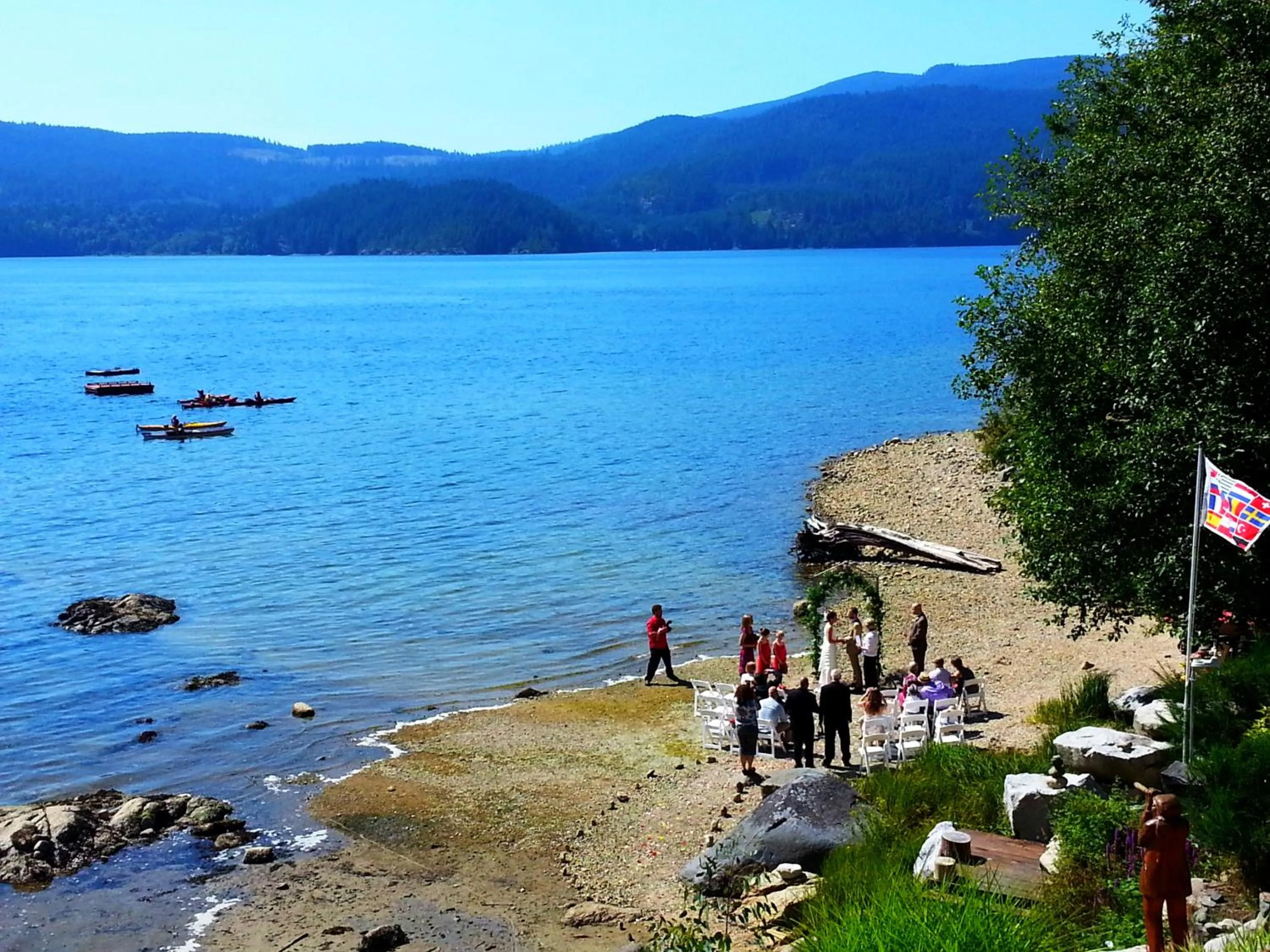 Beach in The Tuwanek Hotel and Spa