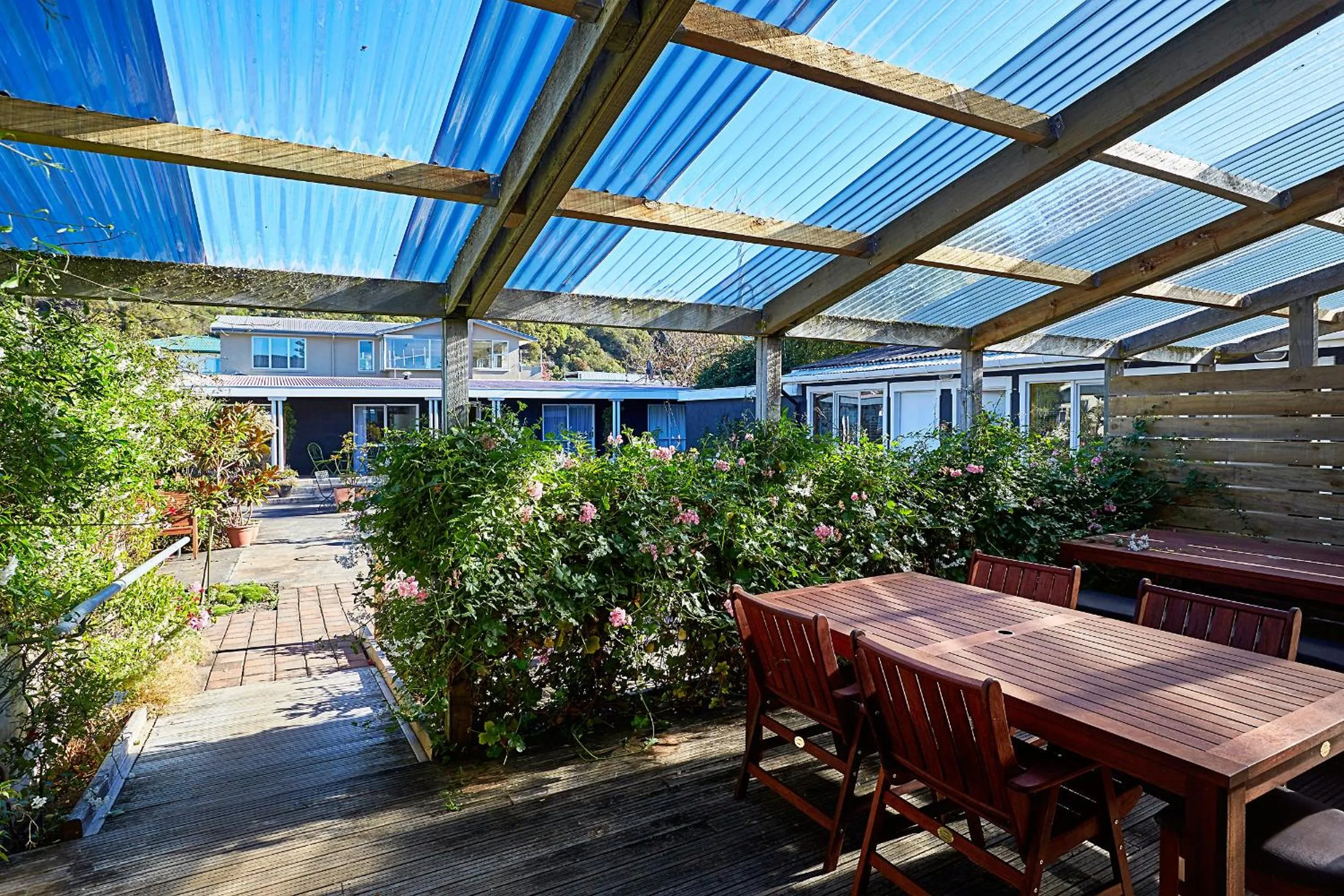 Patio in Boutique Hotel Kaikoura