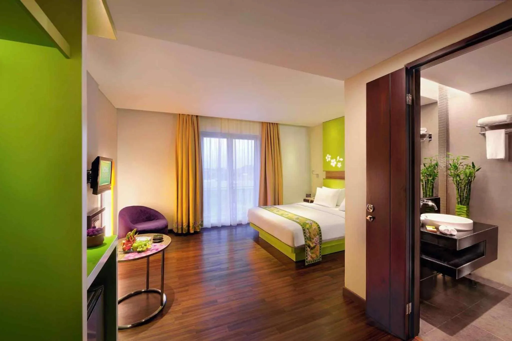 Bedroom, Bed in Ibis Styles Bali Denpasar