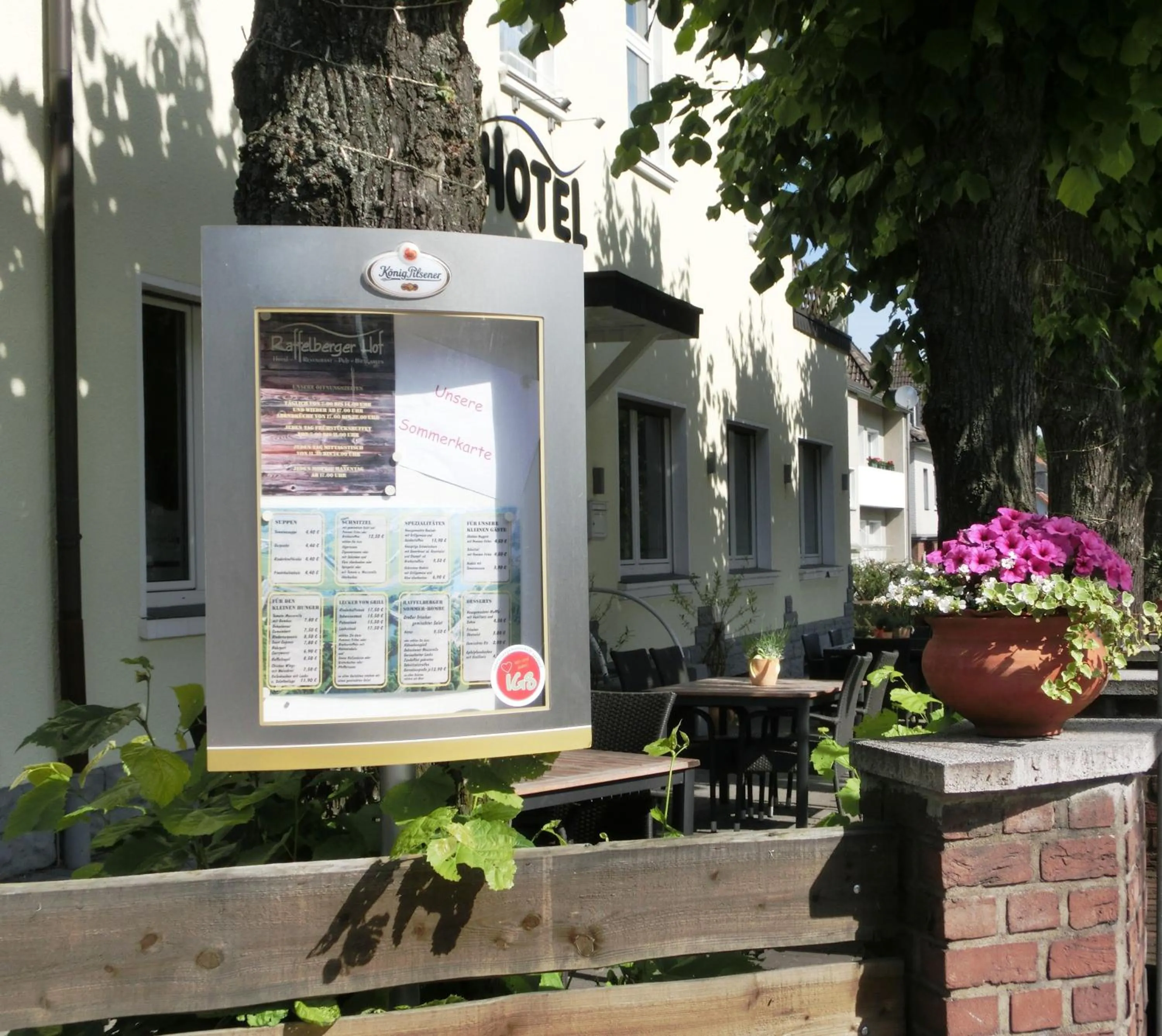 Facade/entrance in Raffelberger Hof