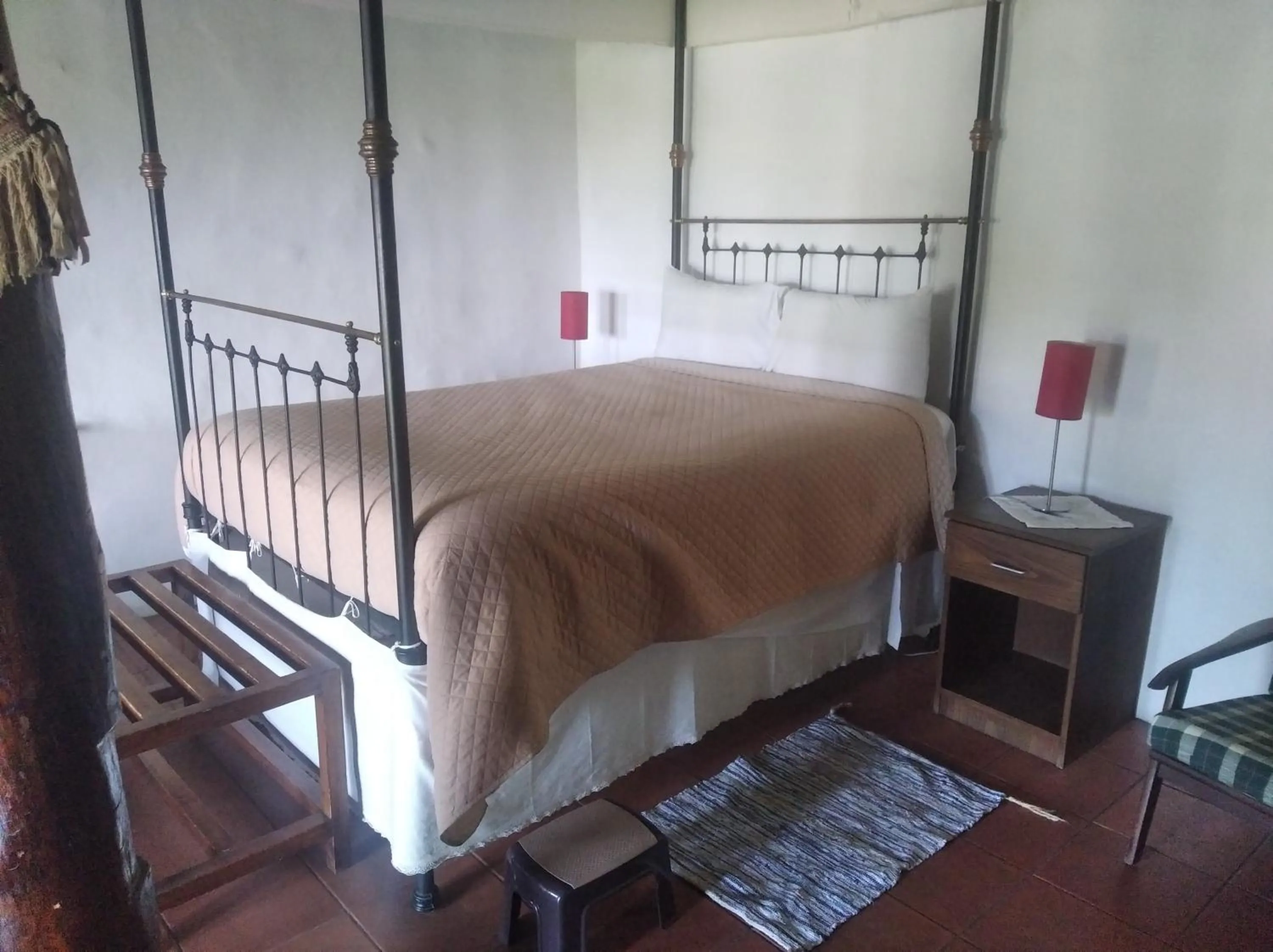 Bed in Ambelikos Traditional Agrohotel