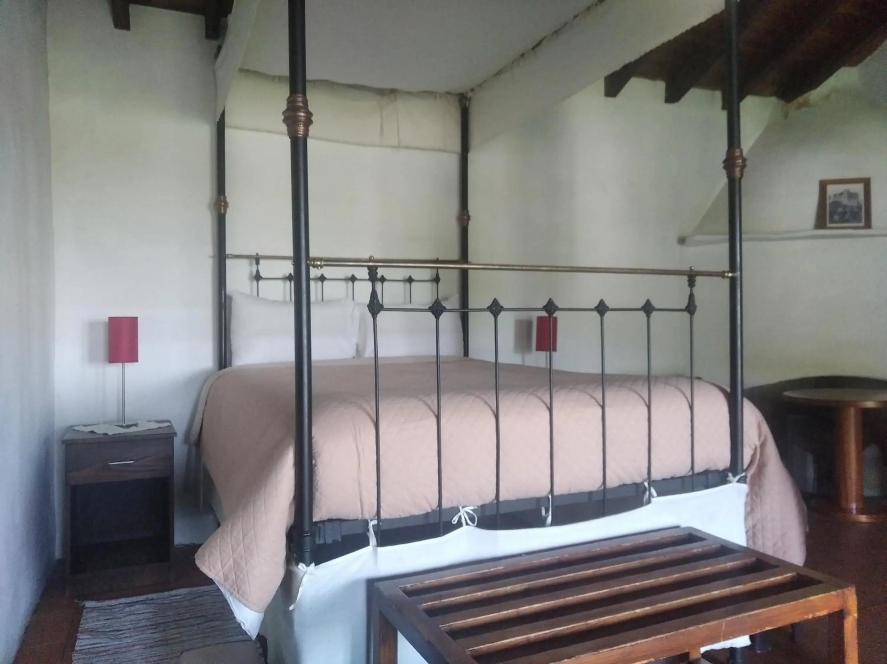 Bed in Ambelikos Traditional Agrohotel