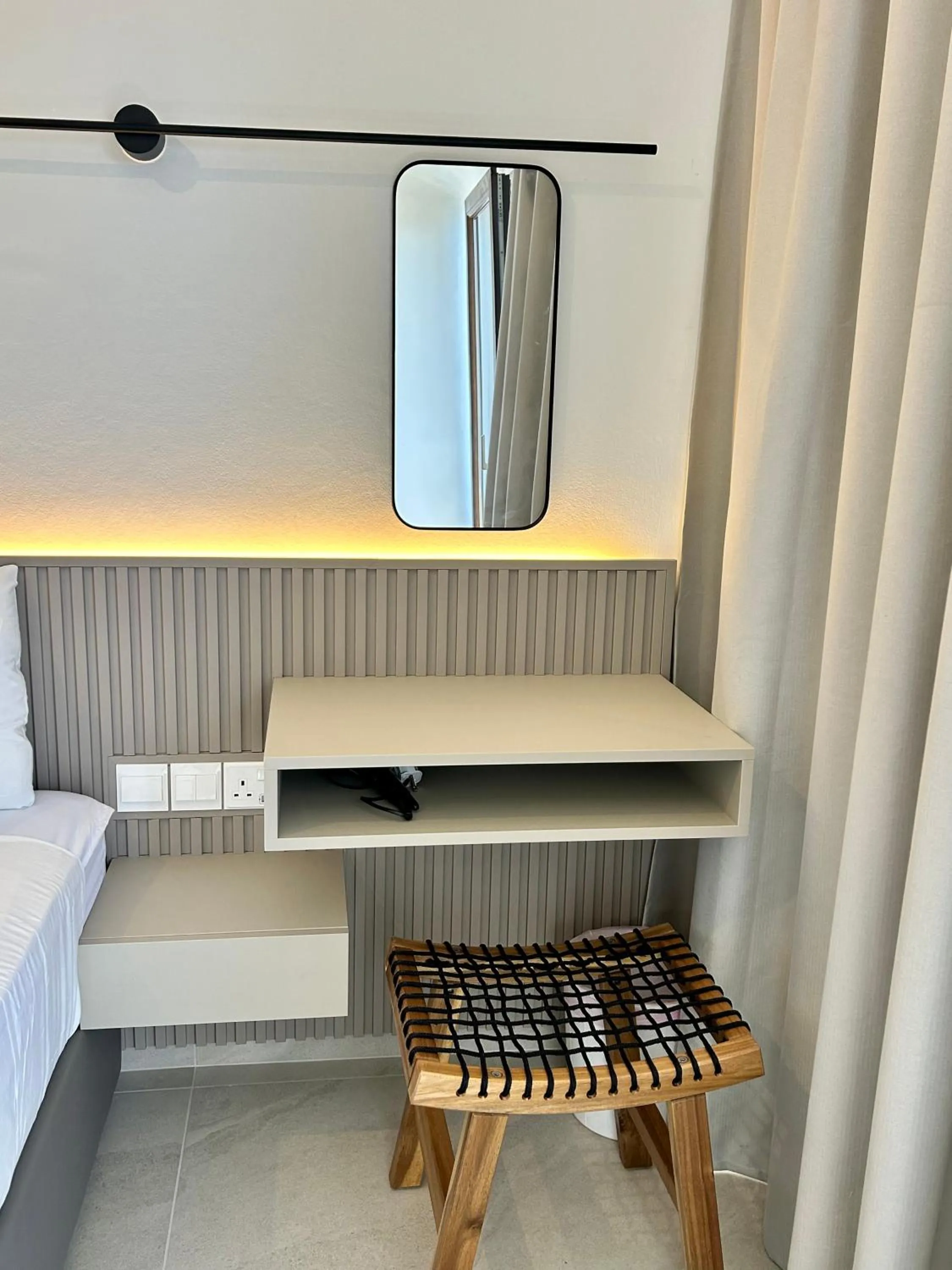 Bedroom in Pigeon Beach Hotel Apartments