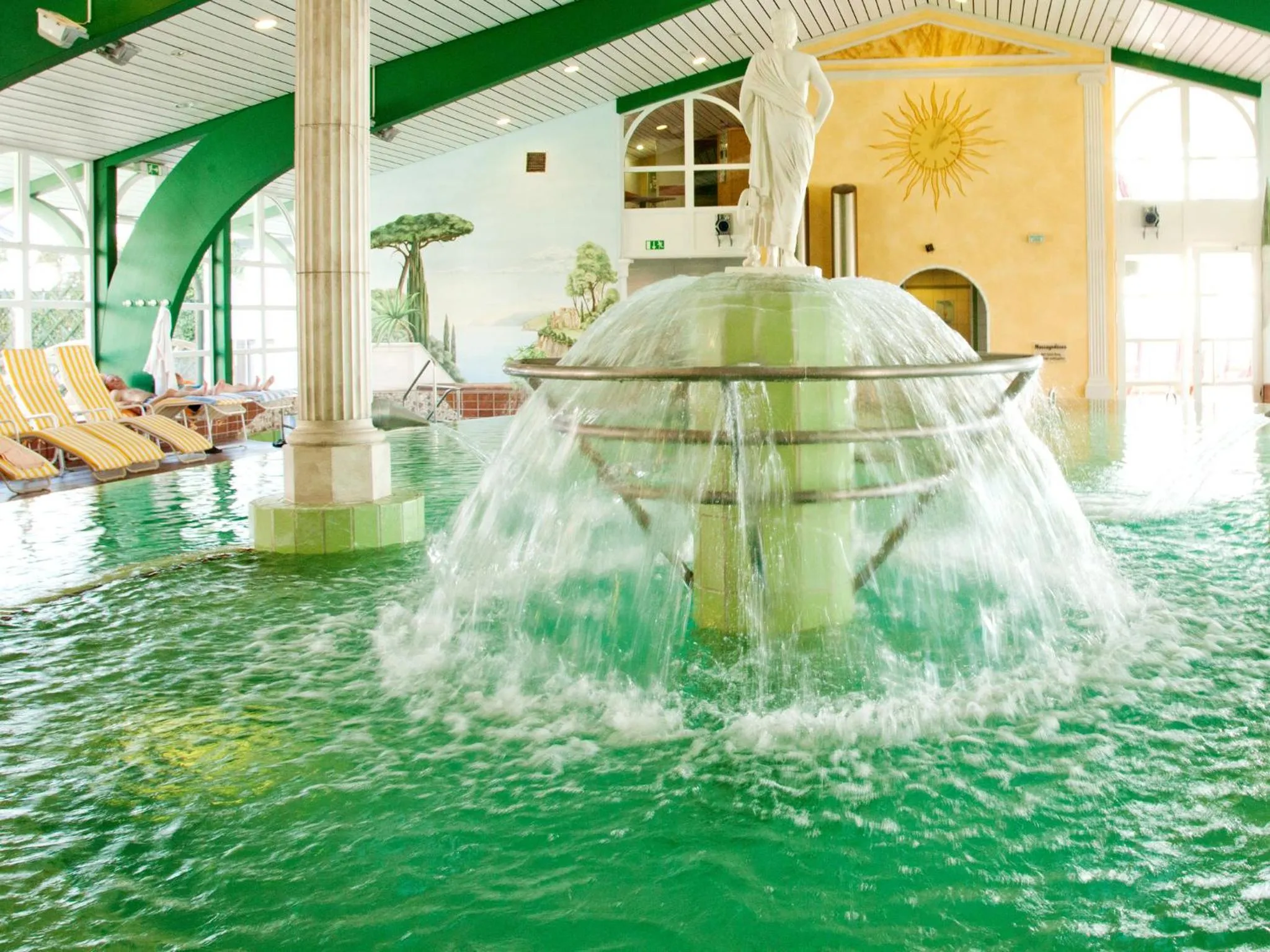 Swimming pool in Hotel Birkenhof Therme