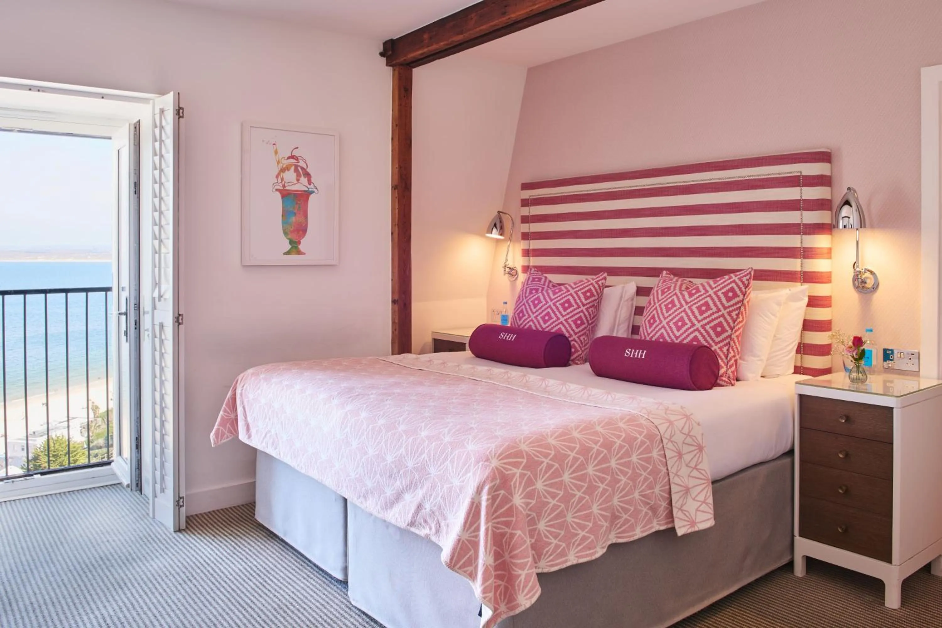 Bedroom, Bed in Harbour Hotel & Spa St Ives