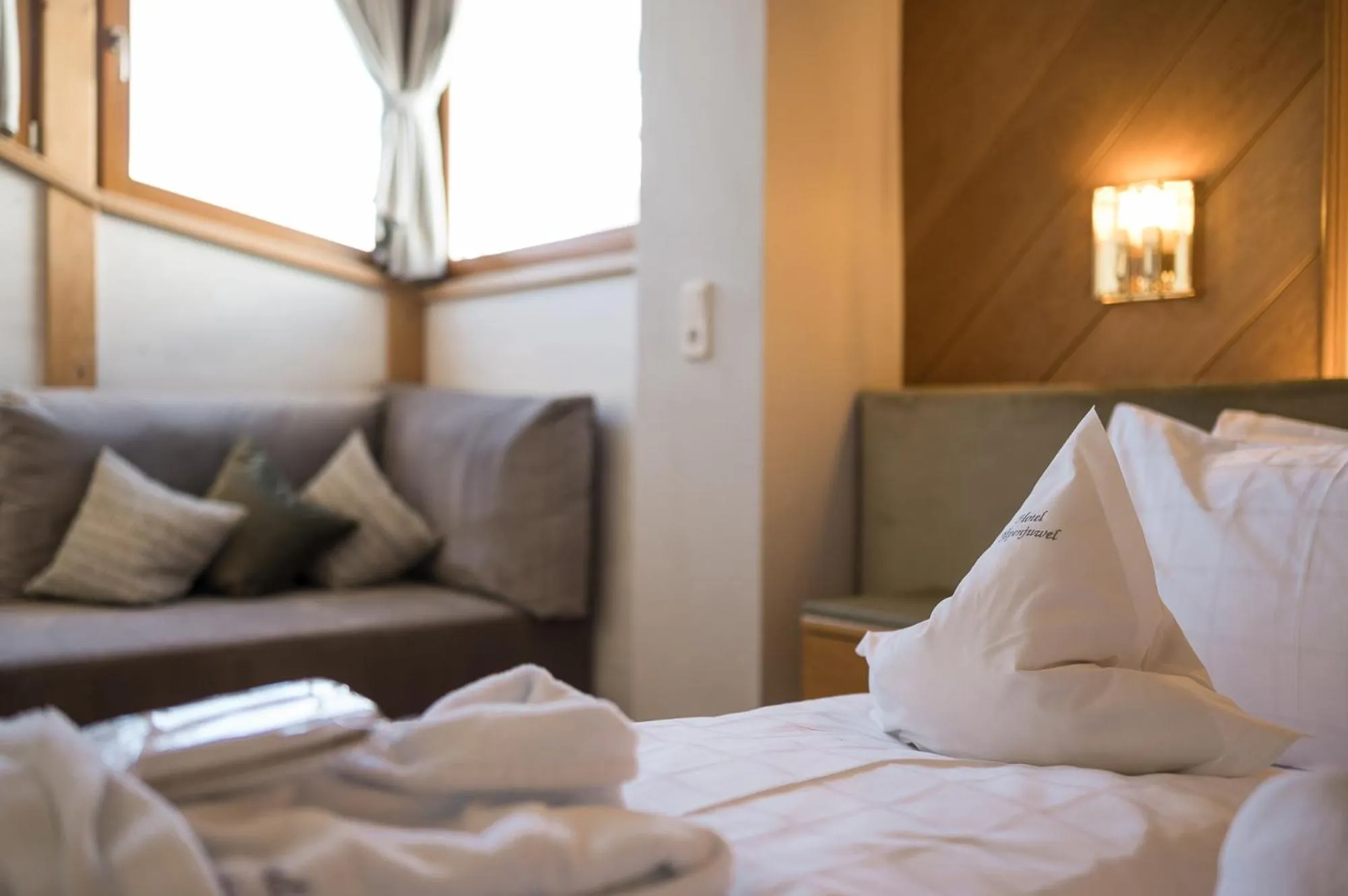 Photo of the whole room, Bed in Hotel Alpenjuwel