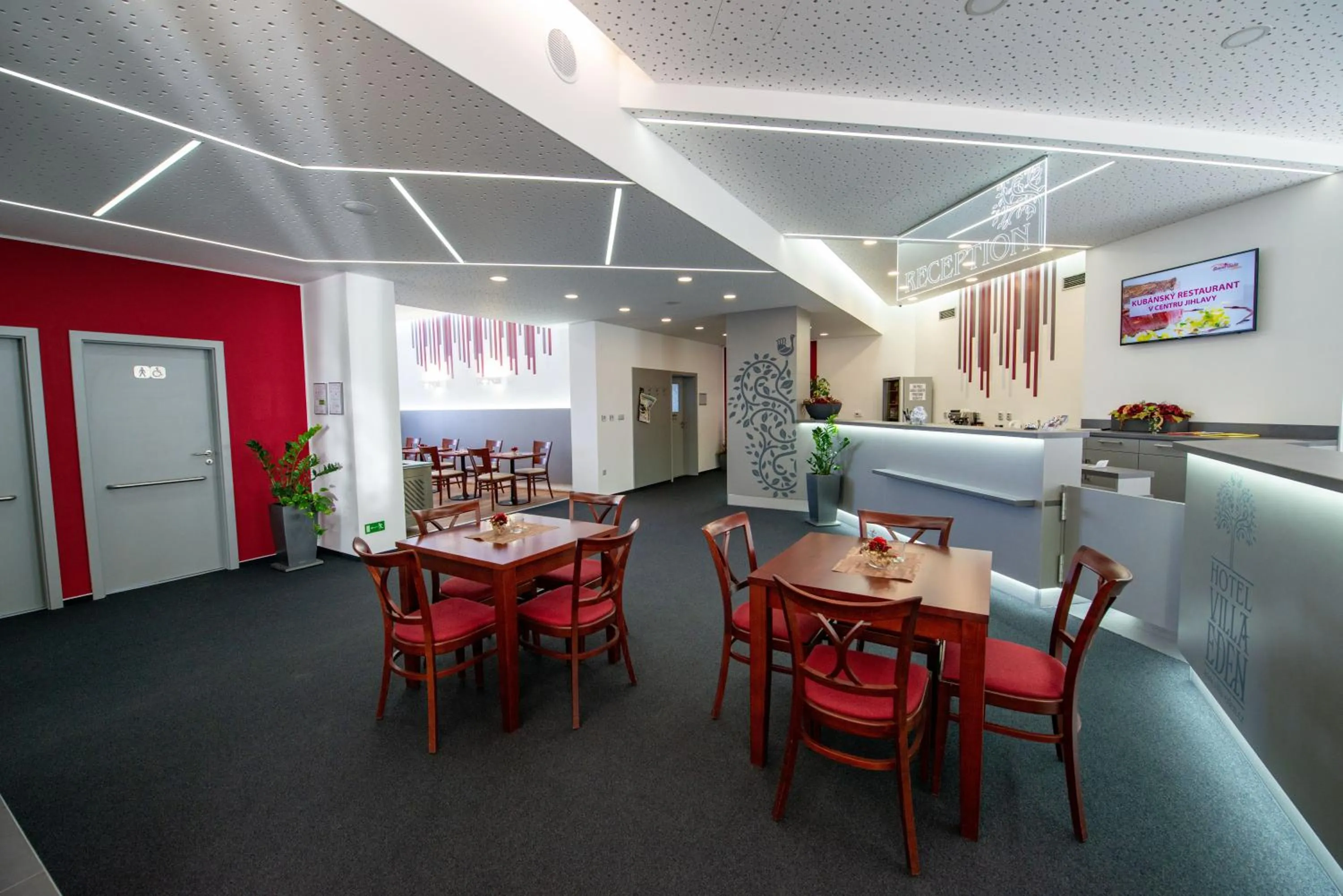 Lobby or reception in Hotel Villa EDEN